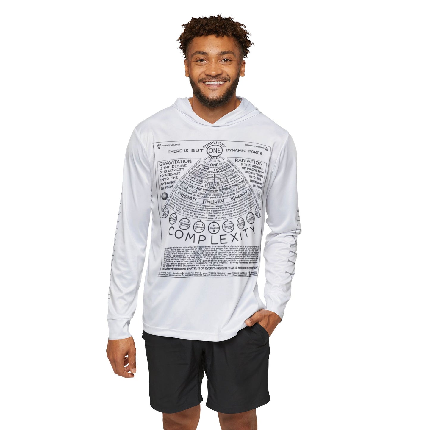 Iluminati - Complexity - Men's Sports Warmup Hoodie  (AOP)