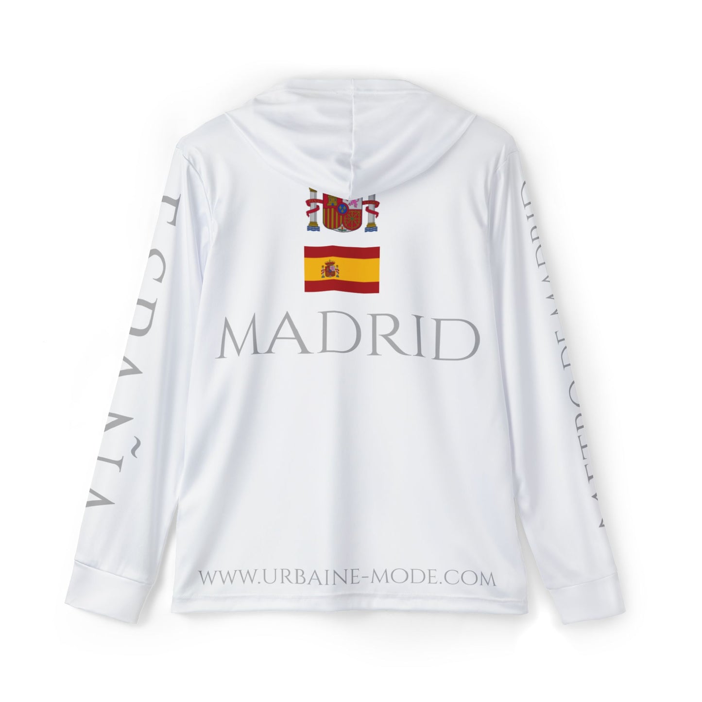 Metro Map - Madrid - Spain - Men's Sports Warmup Hoodie (AOP)