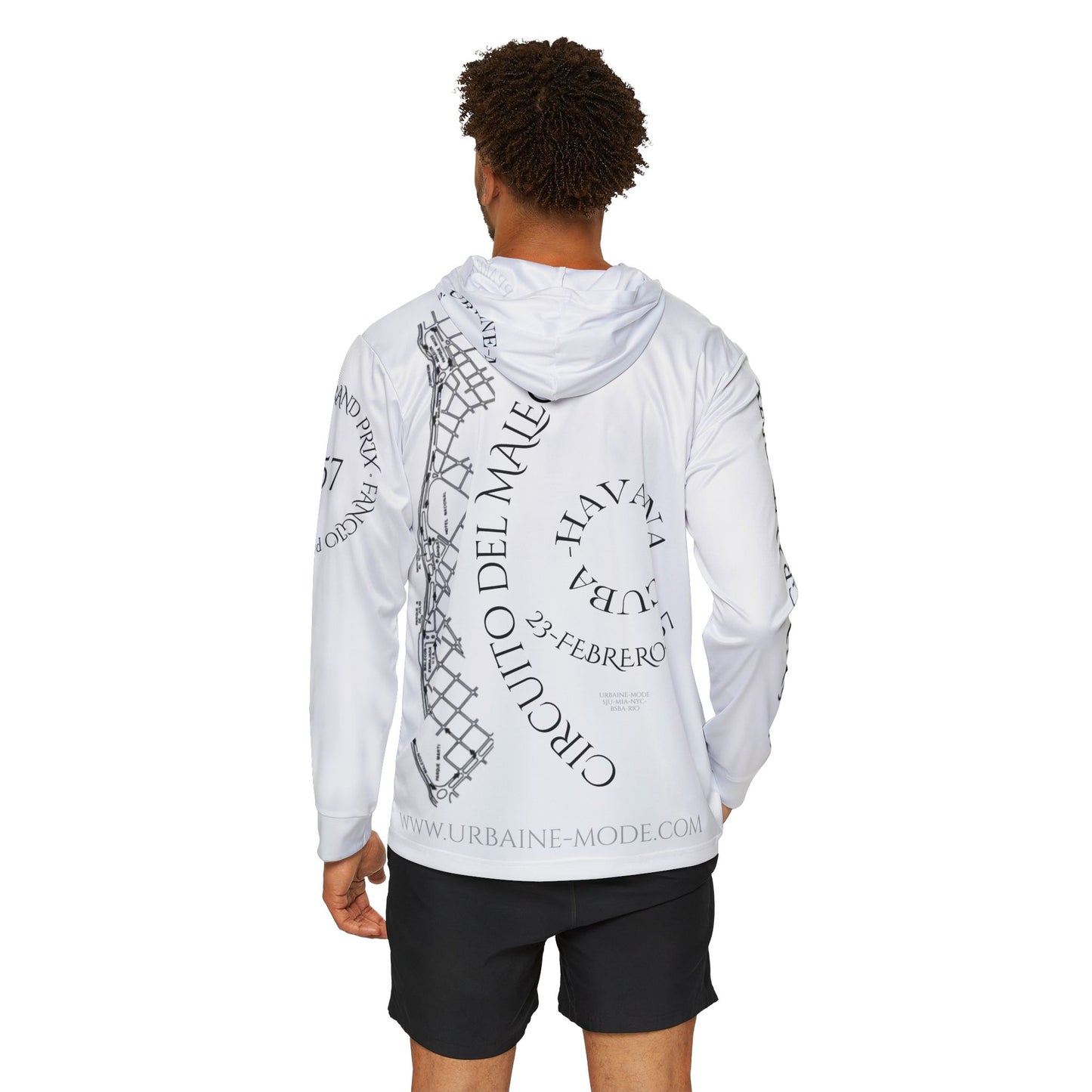 Copy of Legends GP - Havana Grand Prix - Circuito Malecon - Cuba - Men's Sports Warmup Hoodie (AOP)