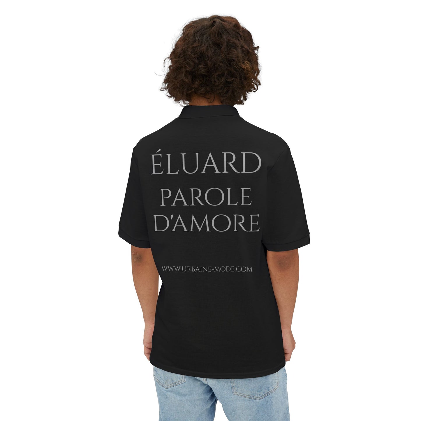 Eluard - I said yes to the world - In case you forget - Men's Piqué Polo
