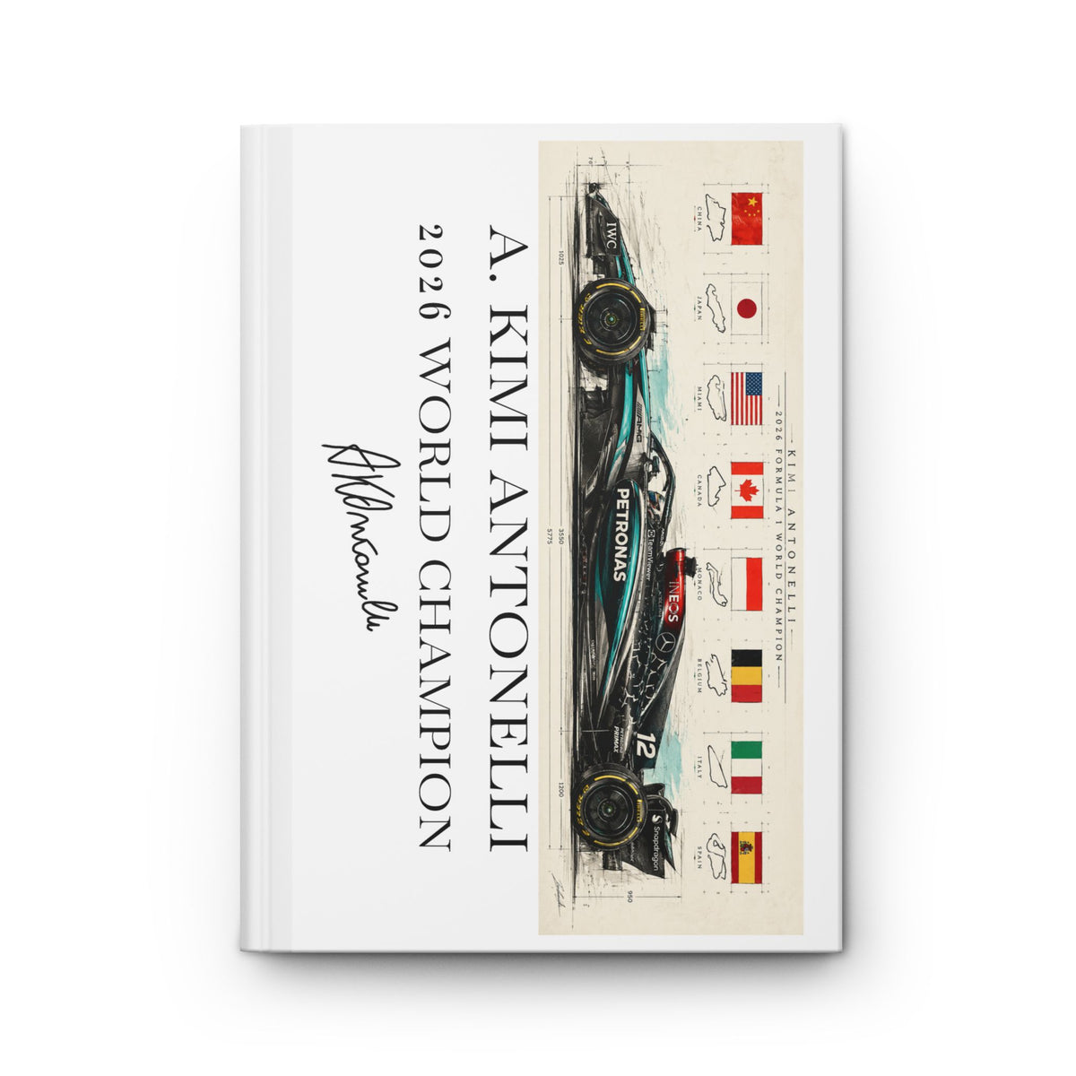 Mercedes-Benz Grand Prix Apparel Hardcover Journal