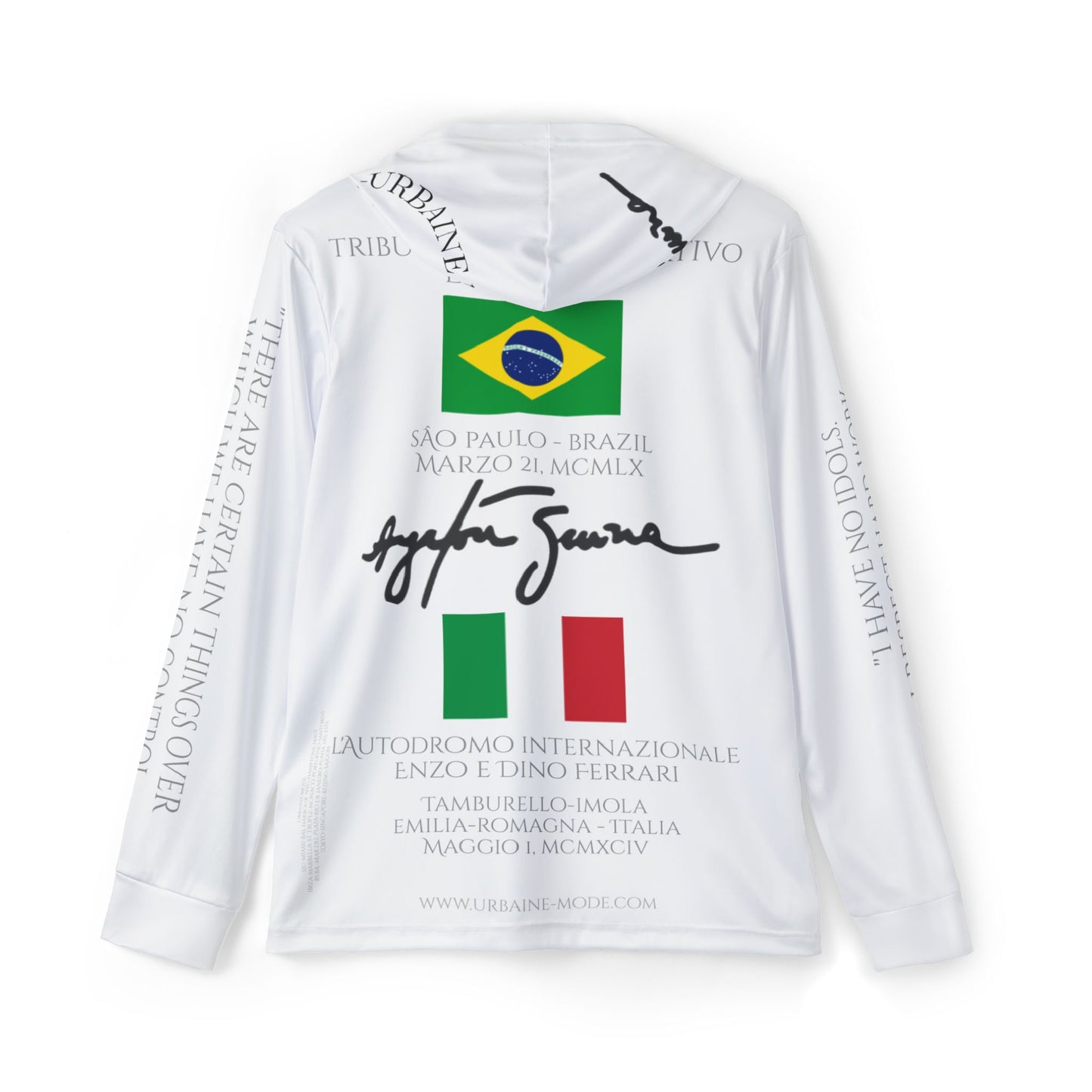 Copy of Ayrton Senna - 30 year Tribute - Men's Sports Warmup Hoodie (AOP)