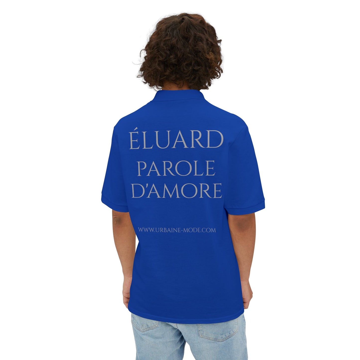 Eluard - I said yes to the world - In case you forget - Men's Piqué Polo