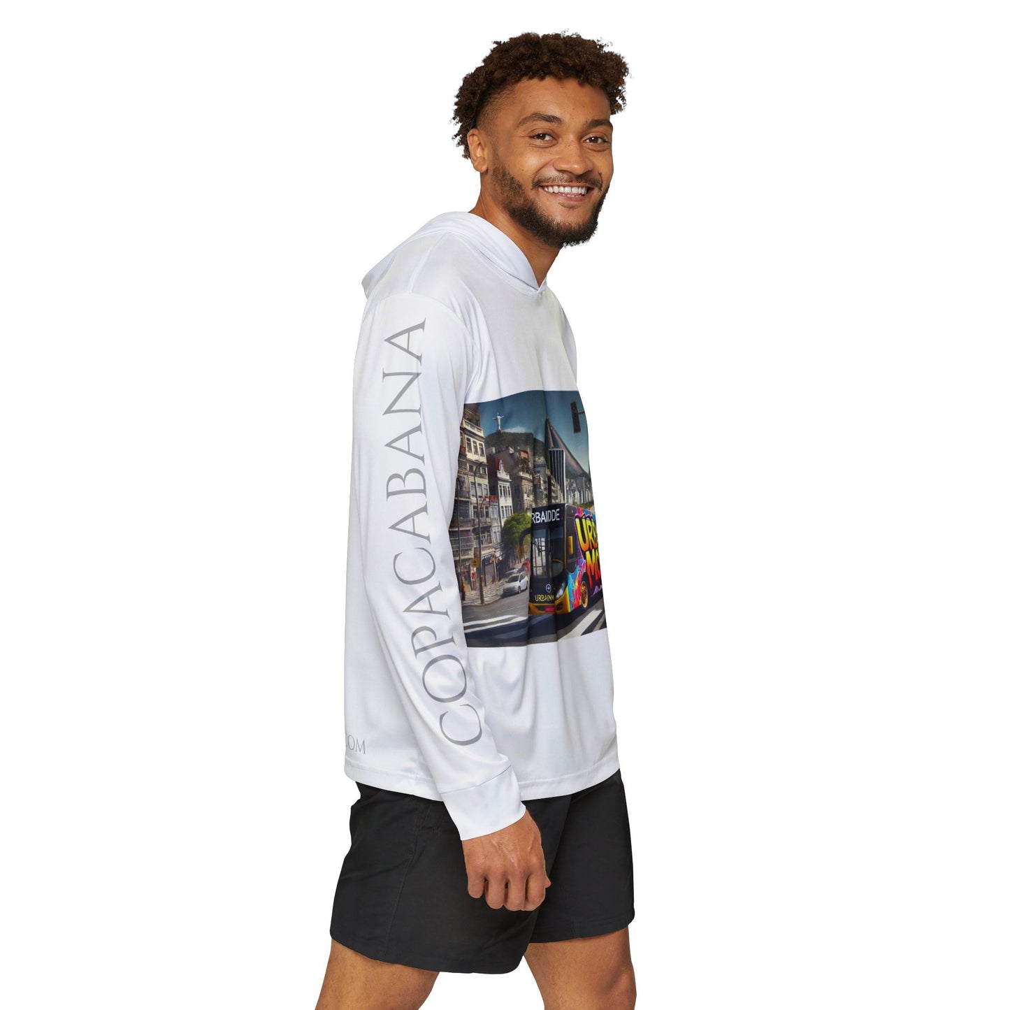 Bus - Rio - Brazil - Men's Sports Warmup Hoodie (AOP)