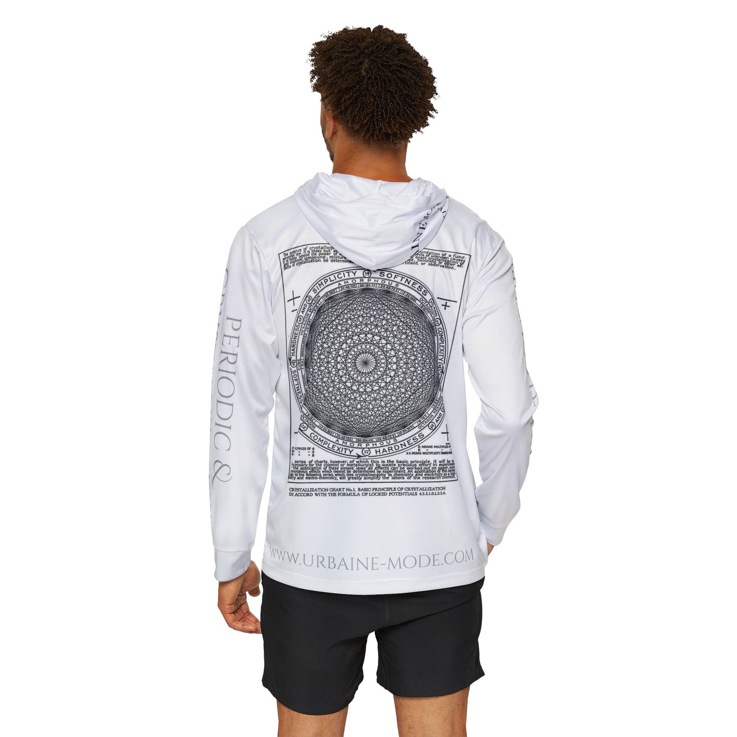 Illuminati - Periodic Chart & Crystallization - Men's Sports Warmup Hoodie  (AOP)