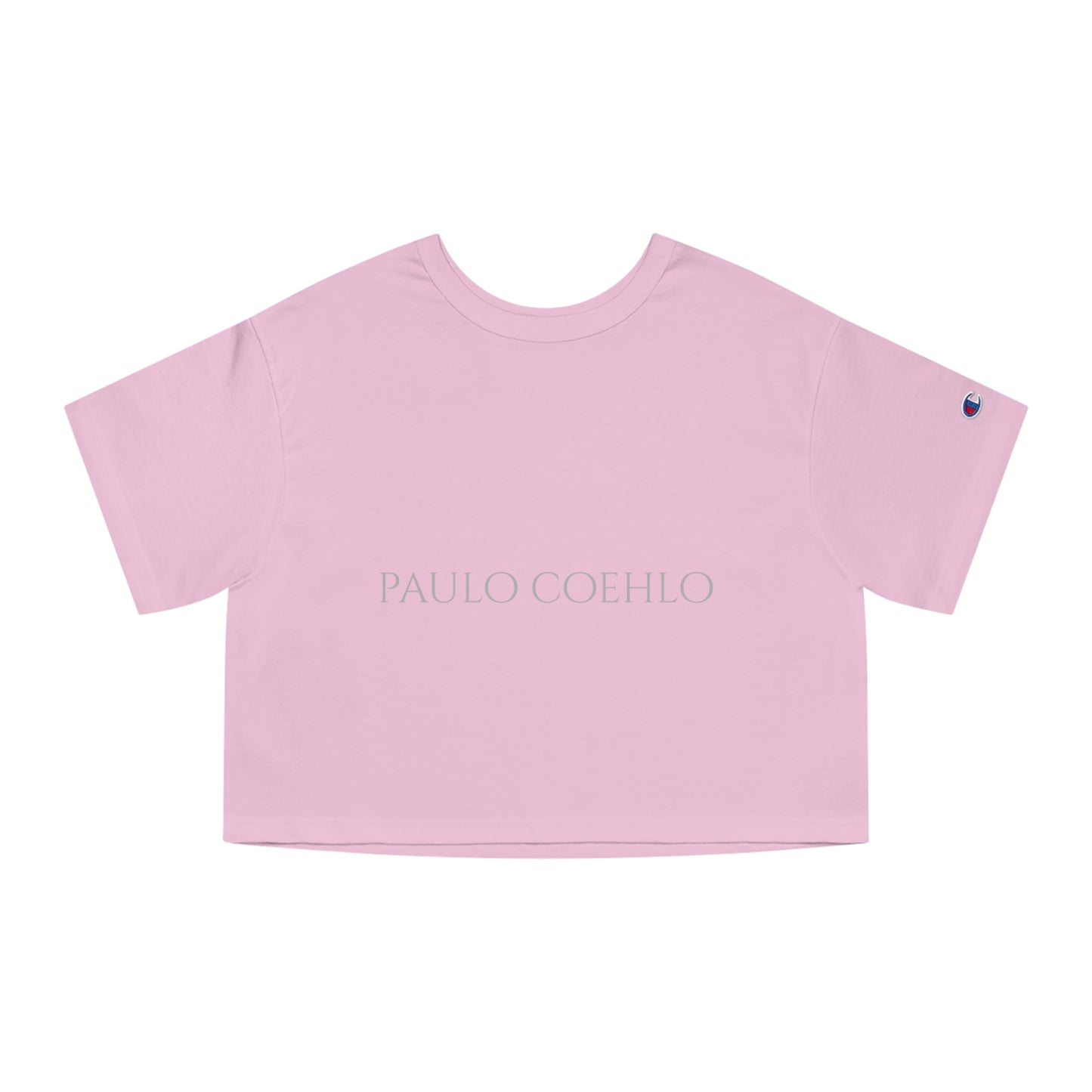 Paulo Coehlo - Cropped Tshirt - Eu te amo porque todo o universo conspirou pra que eu chagasse até você - Champion Women's Heritage Cropped T-Shirt