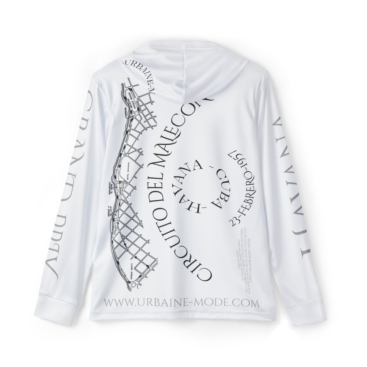 Legends GP - Havana Grand Prix - Circuito Malecon - Cuba - Men's Sports Warmup Hoodie (AOP)