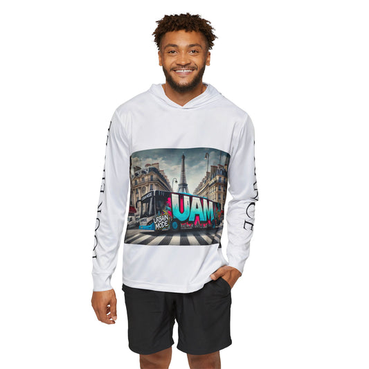 Bus - Paris - France - Men's Sports Warmup Hoodie (AOP)