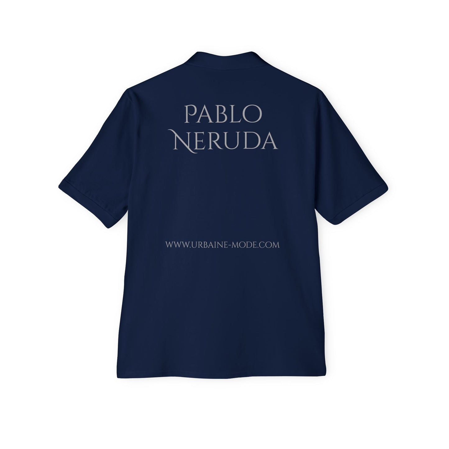 Pablo Neruda - Te amo sin problemas ni orgullos  - Men's Piqué Polo