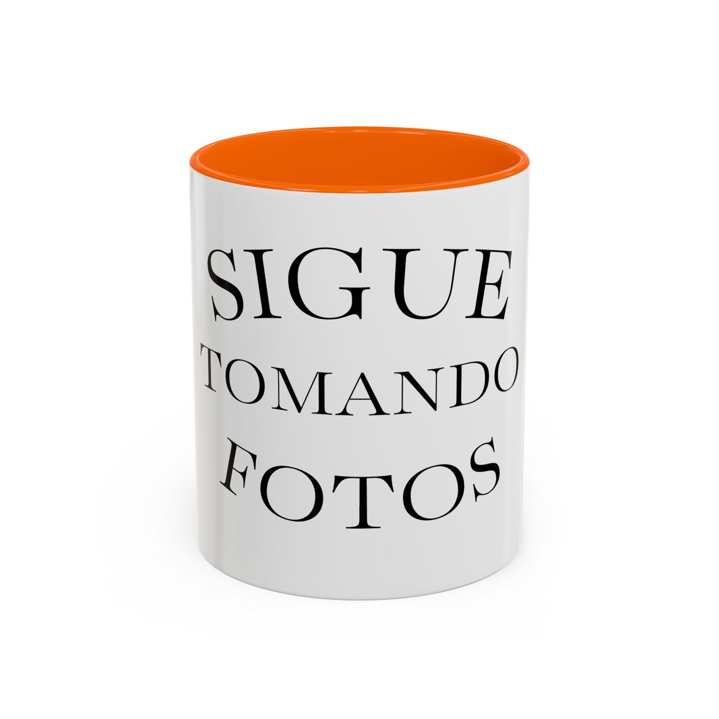 Sigue Tomando Fotos Mug — Spanish Photography Lover Coffee Cup (11/15 oz)