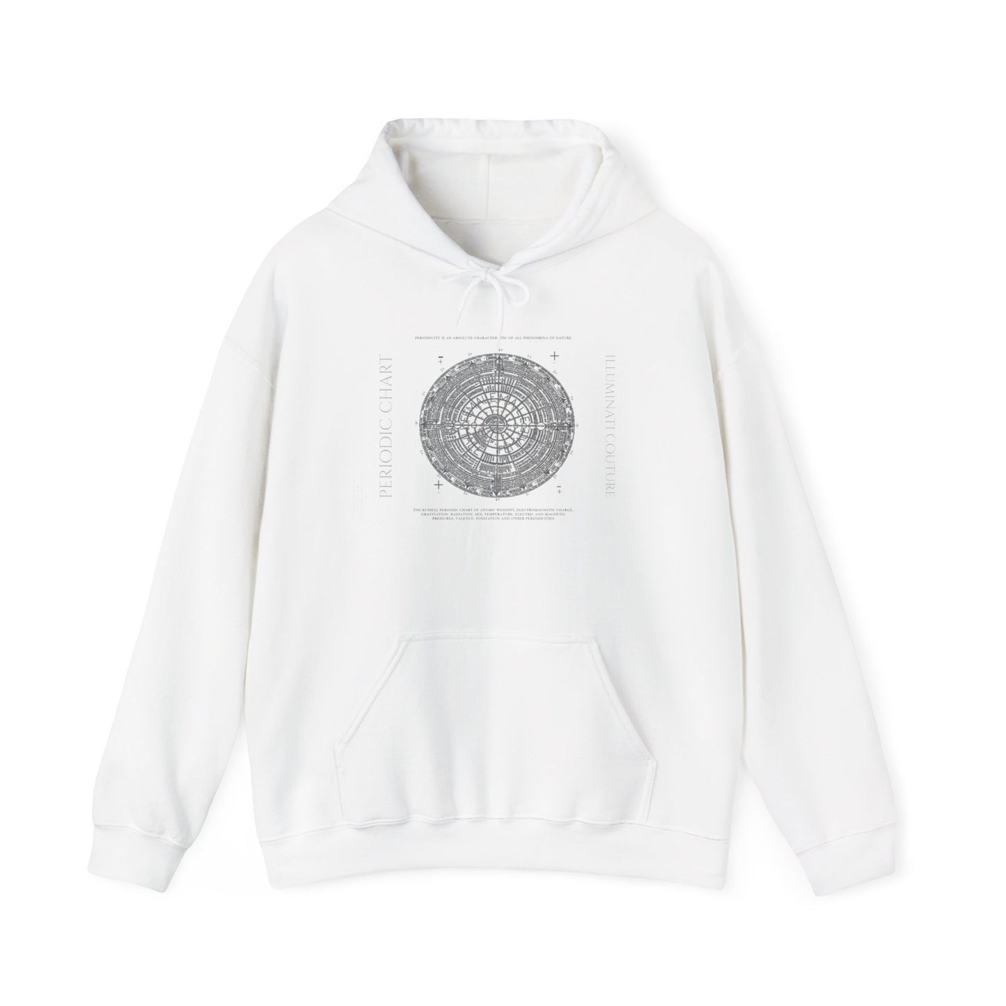 Illuminati Couture - Periodic Chart - Unisex Heavy Blend™ Hooded Sweatshirt