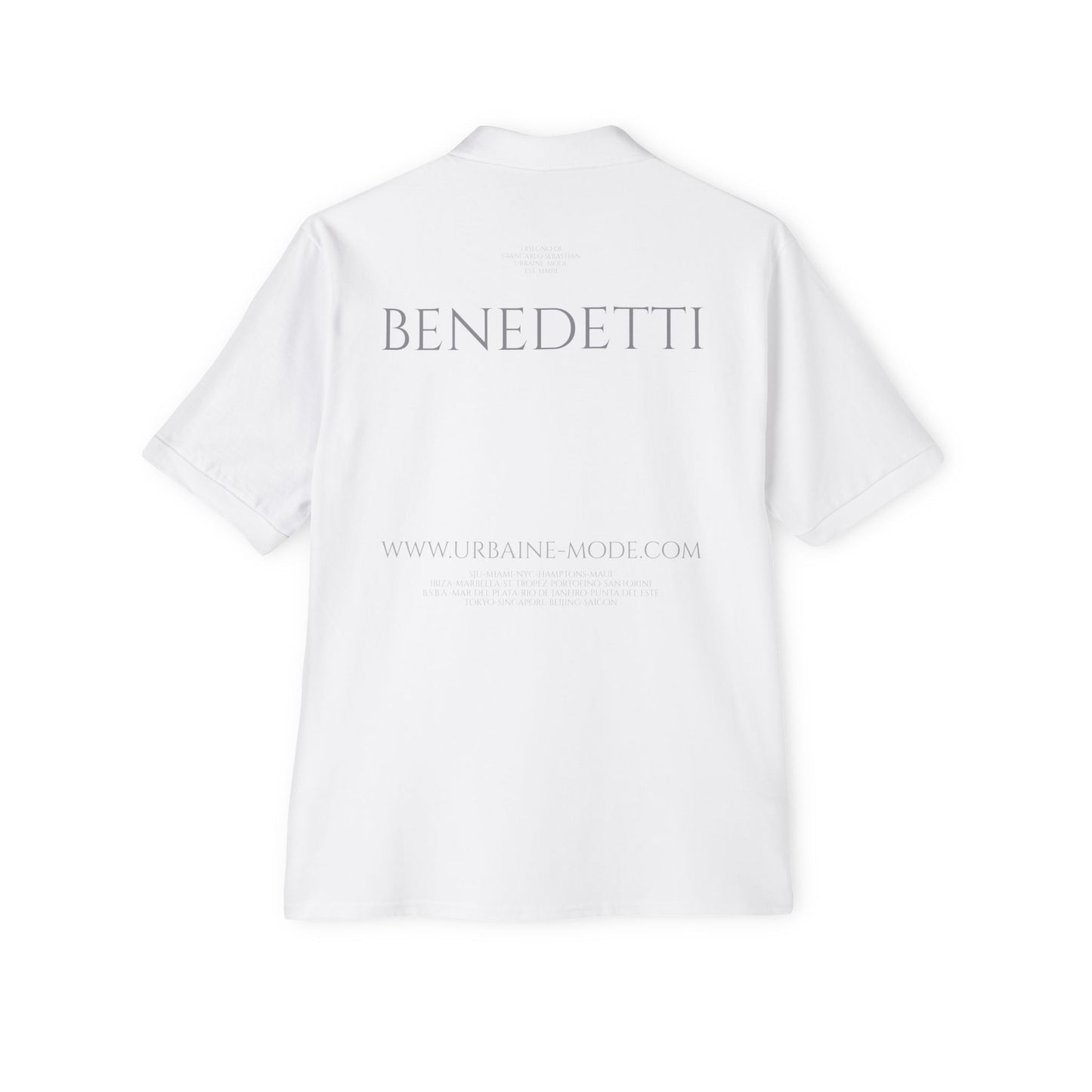 Benedetti - Estas hecho de buena madera - Men's Piqué Polo