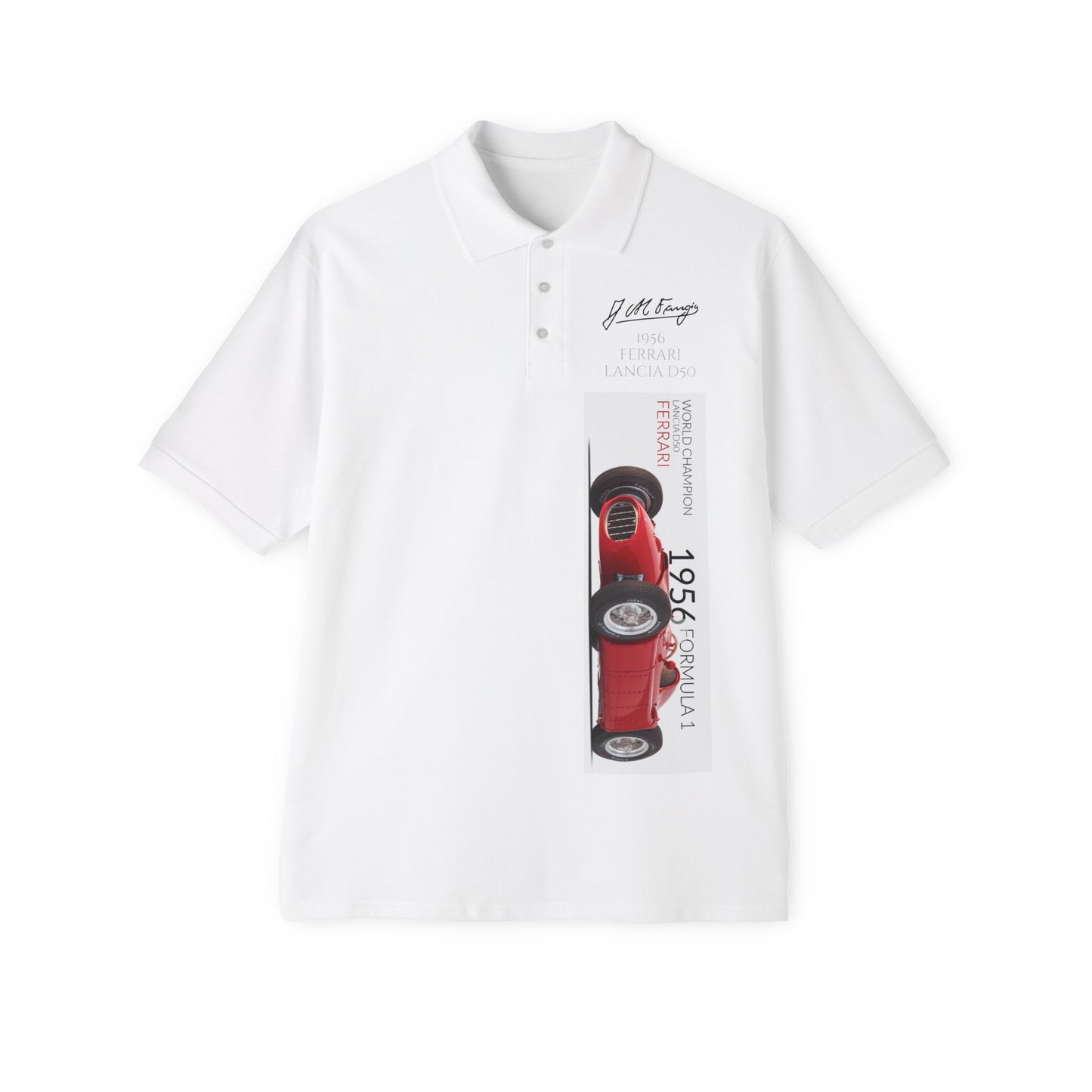 Fangio GP 1956 - Men's Piqué Polo