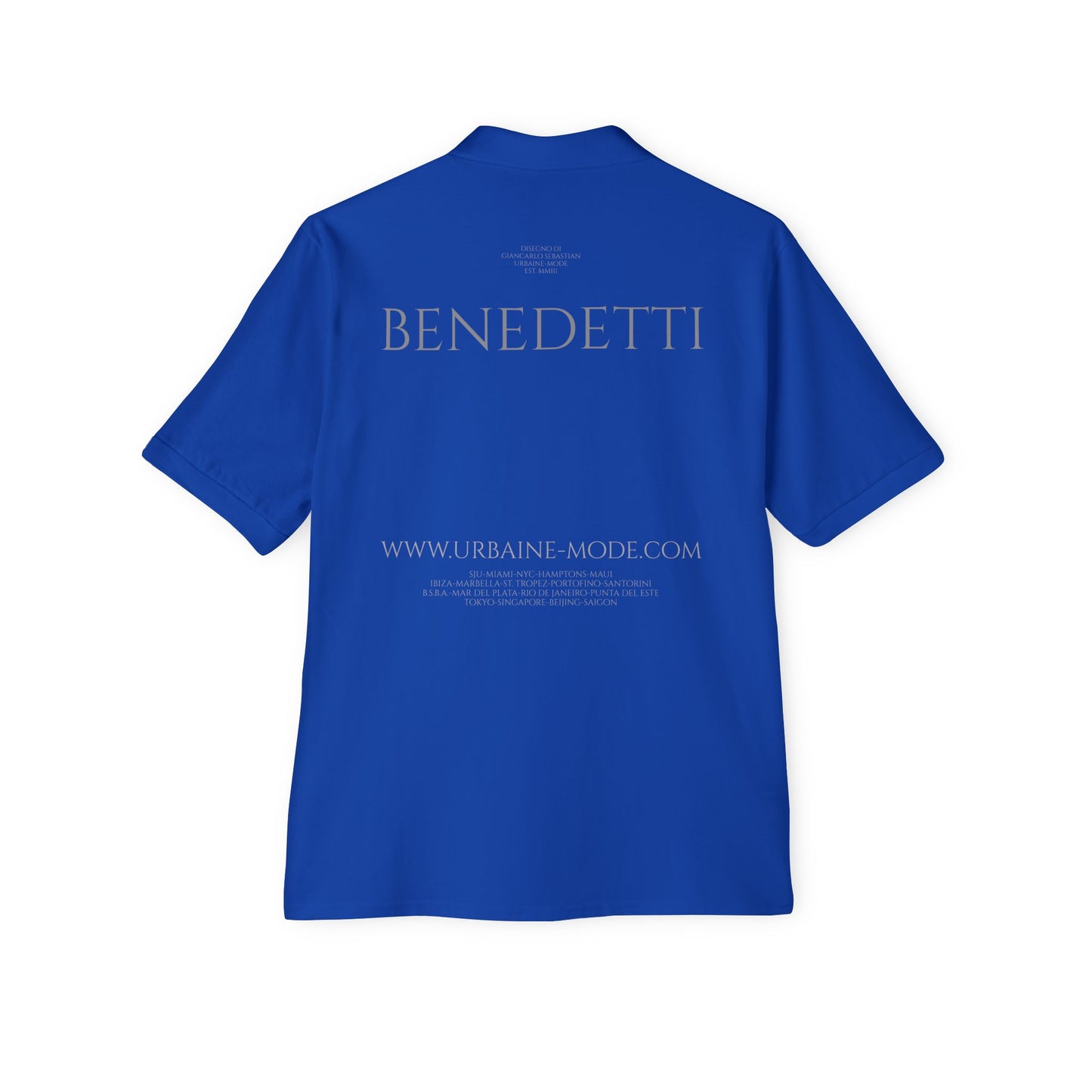 Benedetti - Estas hecho de buena madera - Men's Piqué Polo