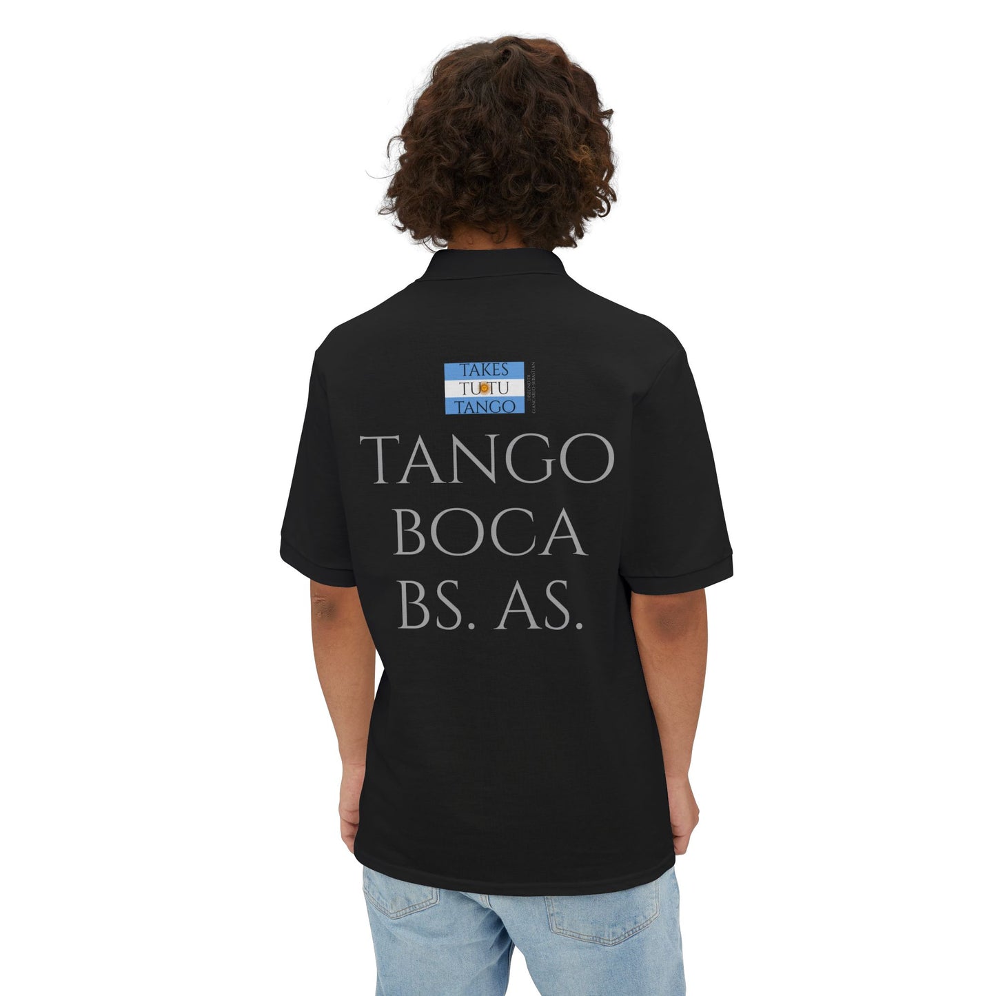 Takes Tu Tu Tango 3 - Men's Piqué Polo