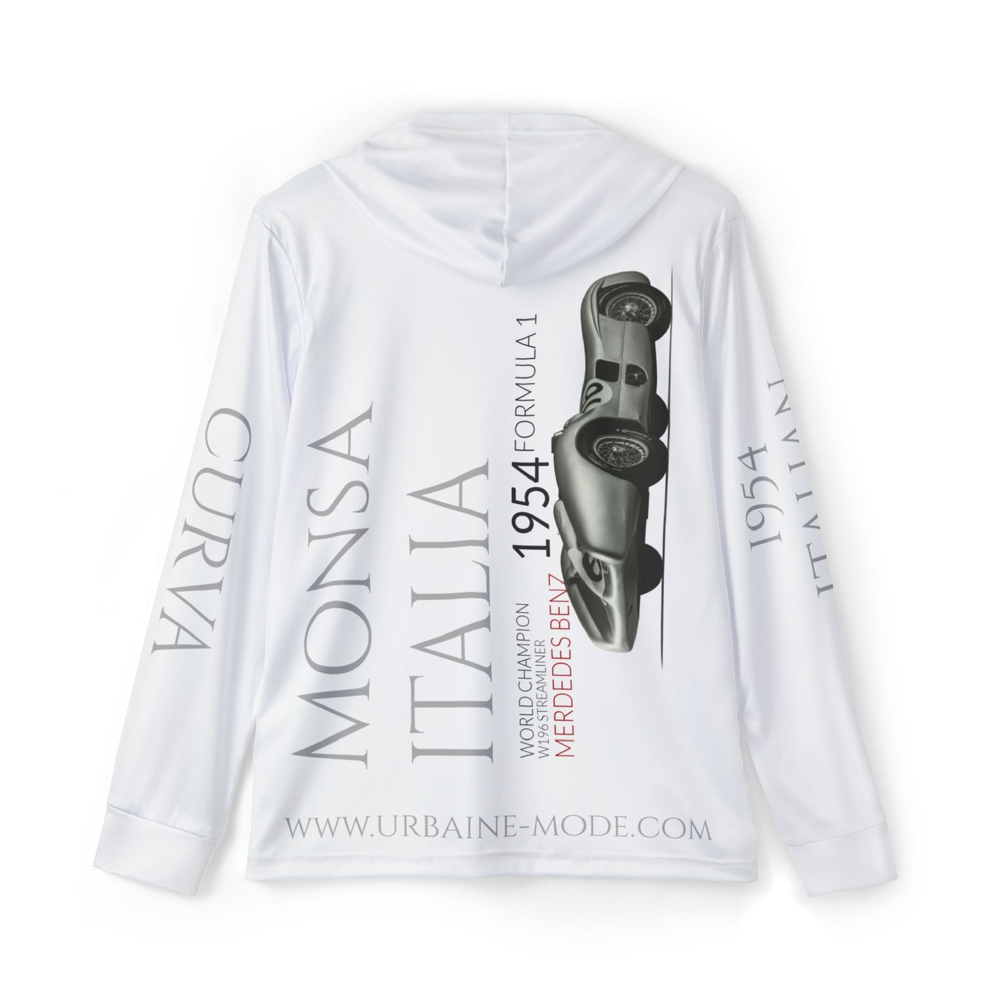 Legend GP - 1954 Fangio - Mercedes Benz - Monsa 2 - Italia - Men's Sports Warmup Hoodie (AOP)