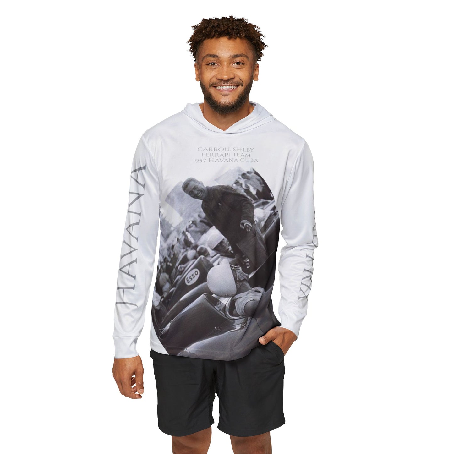 Legends - Grand Prix - 1957 Havana - Cuba - Carroll - Men's Sports Warmup Hoodie (AOP)