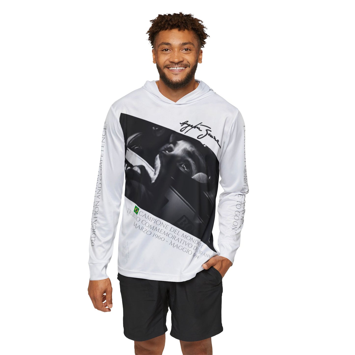 Copy of Ayrton Senna - 30 year Tribute - Men's Sports Warmup Hoodie (AOP)