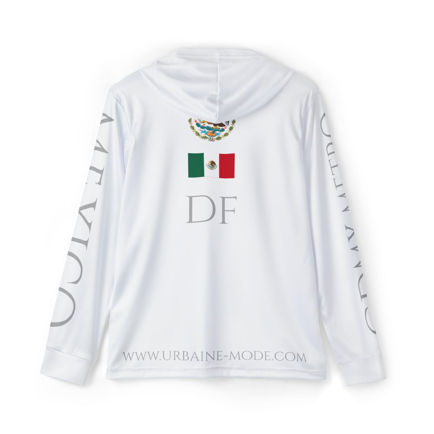 Metro Map - DF - Mexico - Men's Sports Warmup Hoodie (AOP)