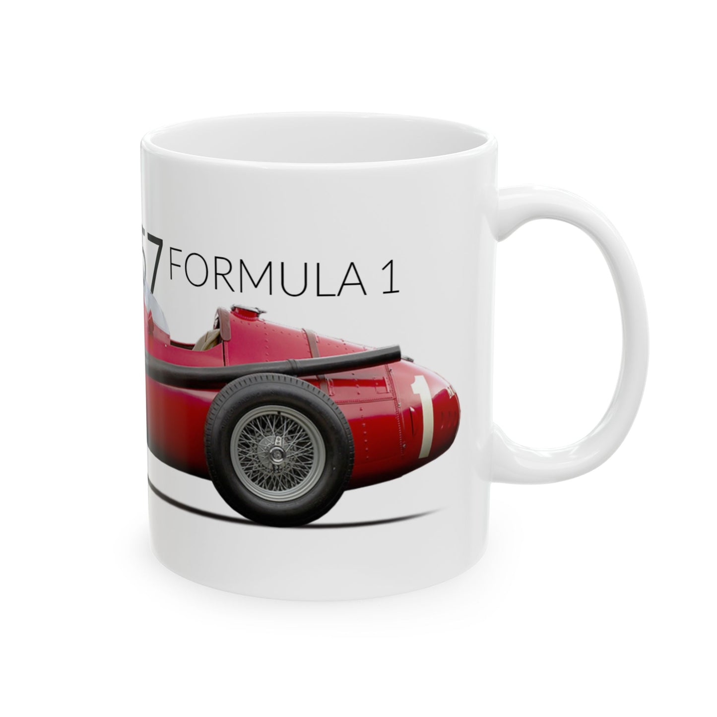 F1 GP Legends 1957 Fangio Maserati Ceramic Mug, (11oz, 15oz)