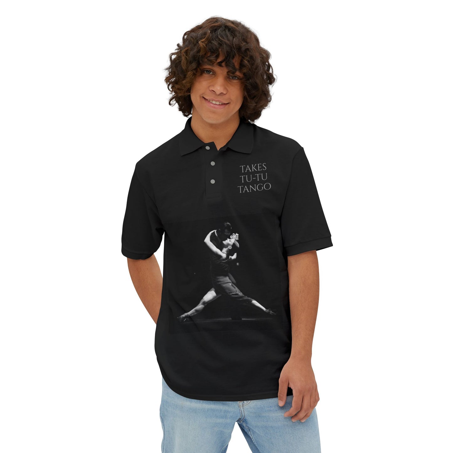 Takes Tu Tu Tango 3 - Men's Piqué Polo