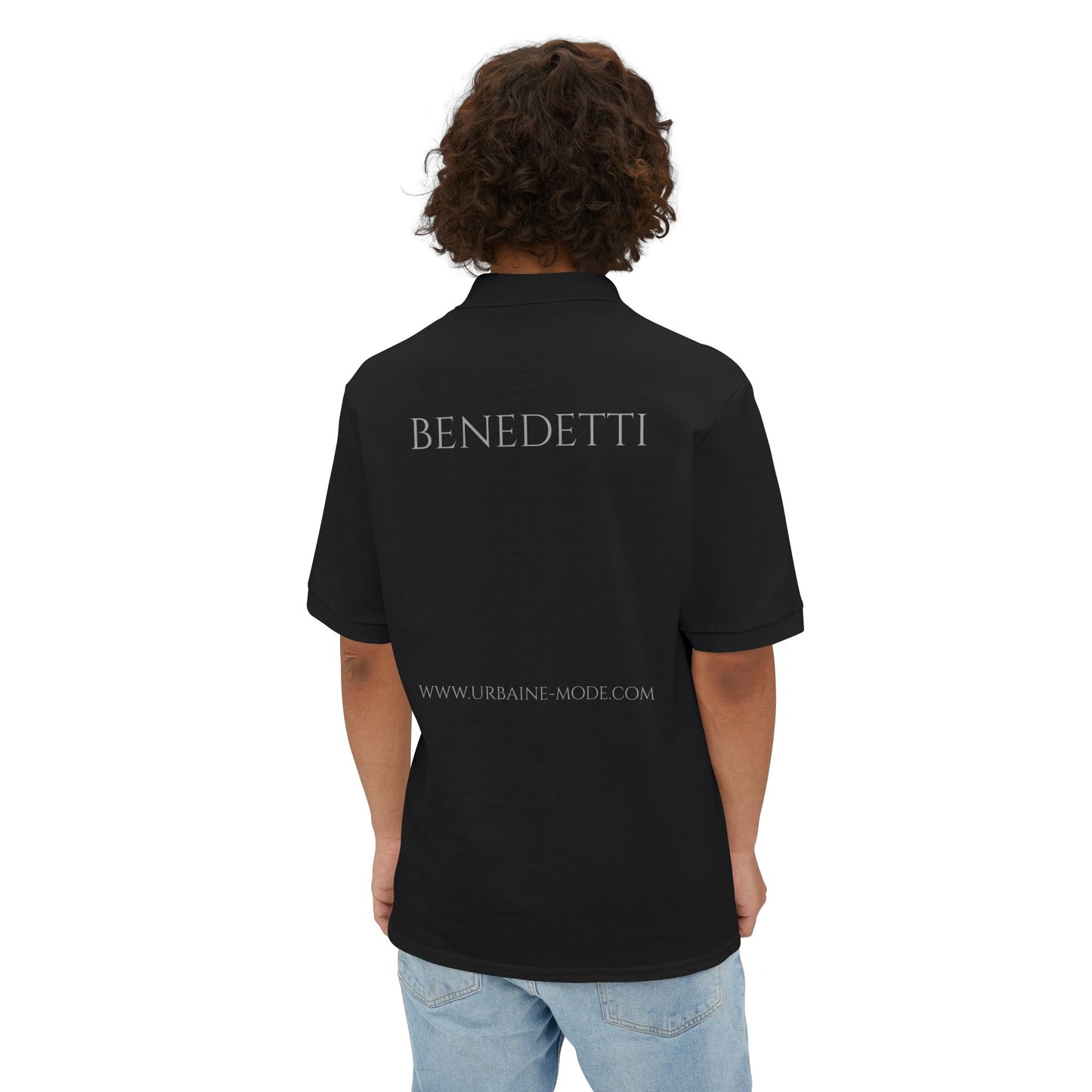 Benedetti - Como culpar el viento si yo abri la ventana - Men's Piqué Polo