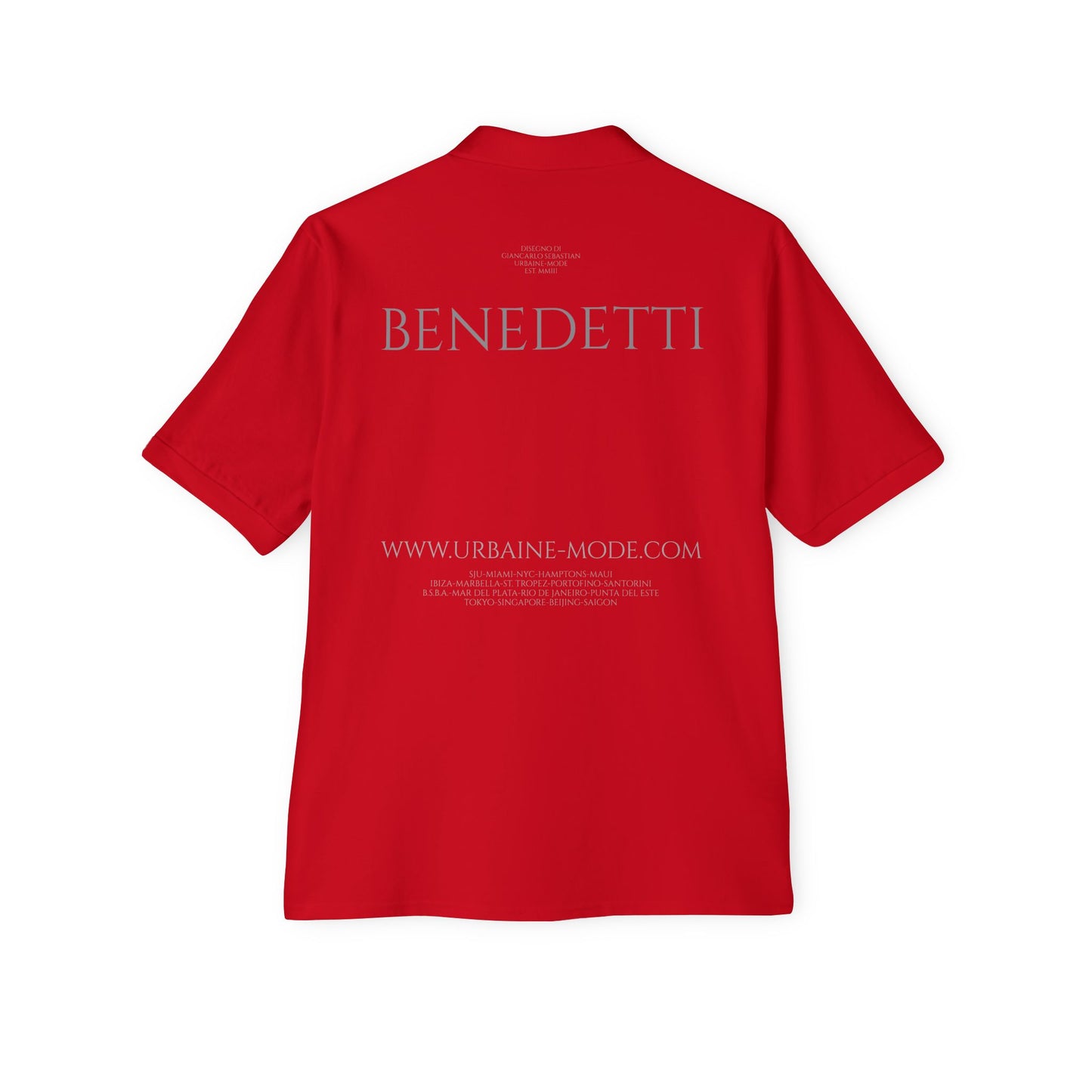 Benedetti - Estas hecho de buena madera - Men's Piqué Polo