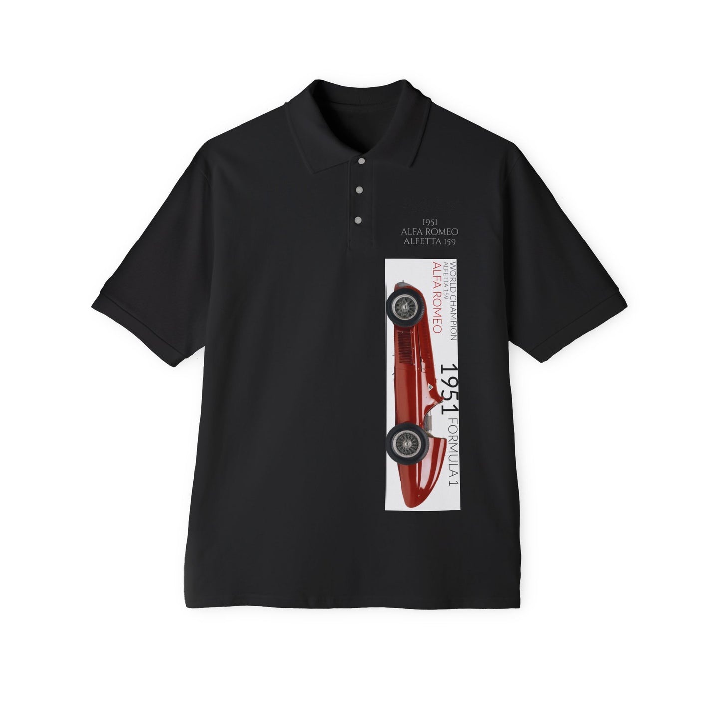 Fangio GP 1951 - Men's Piqué Polo