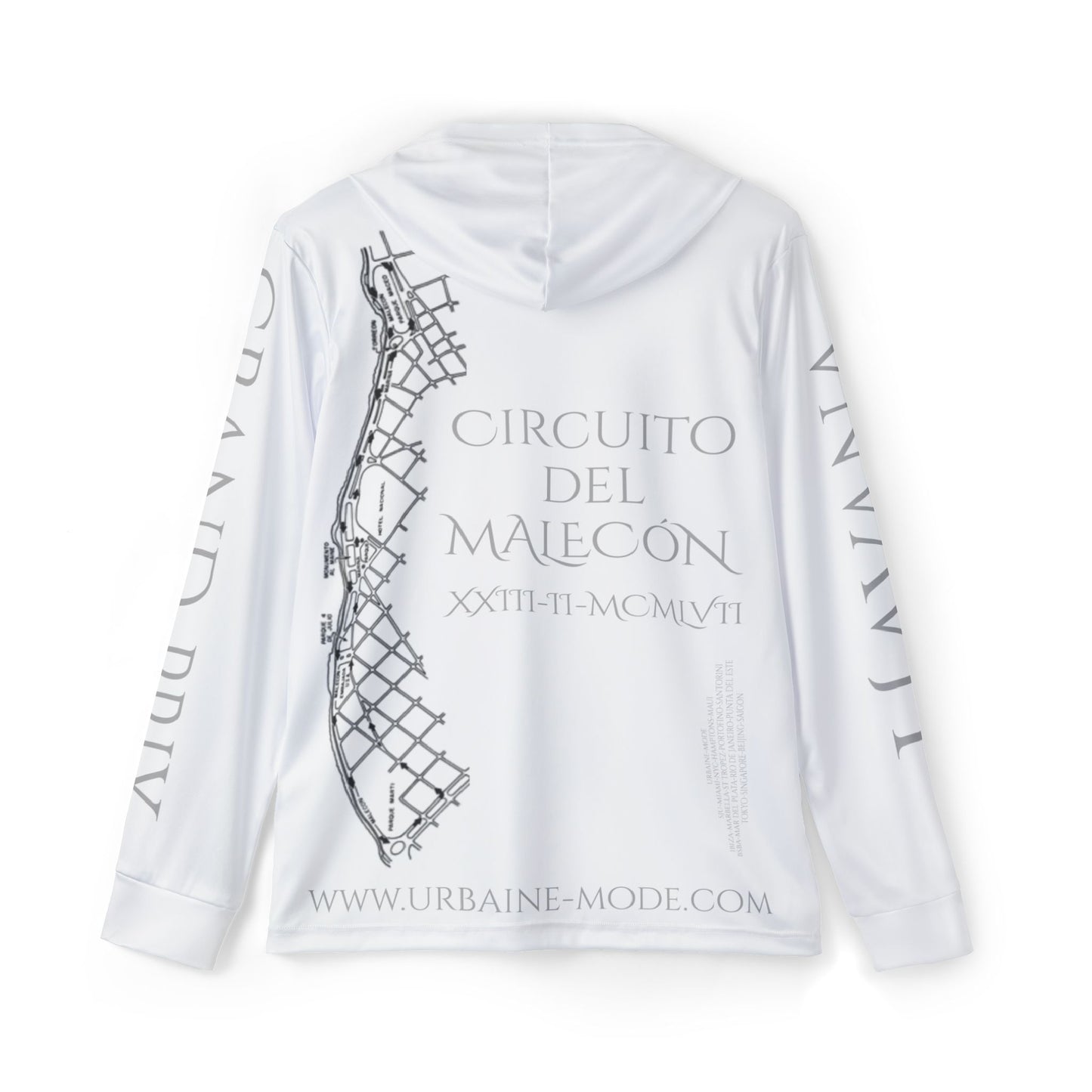 Legends GP - Havana Grand Prix - Circuito Malecon - Cuba - Men's Sports Warmup Hoodie (AOP)