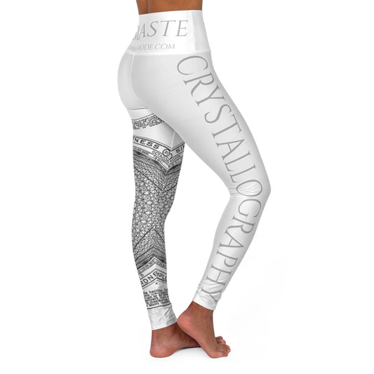 Illuminati - Crystallography - High Waisted Yoga Leggings (AOP)