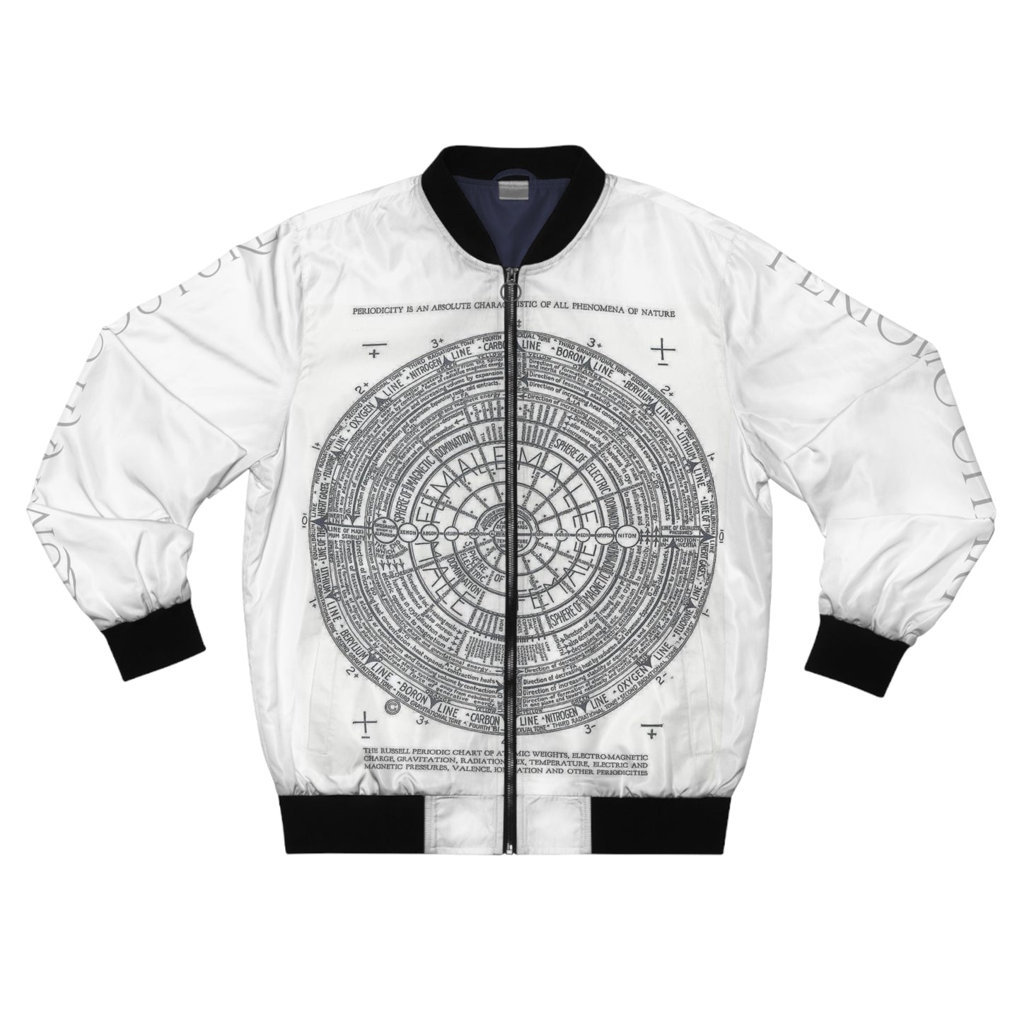 Illuminati - Periodic Chart - Front - Men's Bomber Jacket (AOP)
