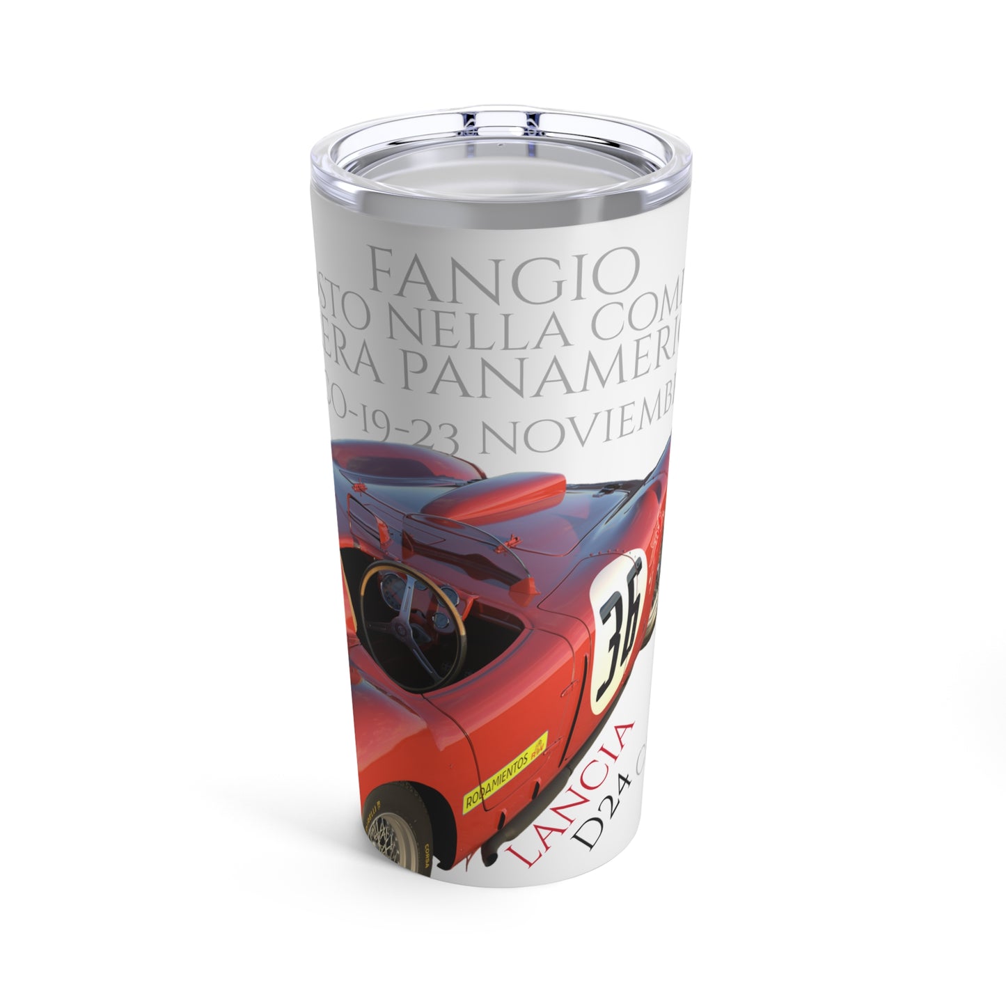 F1 Legends - Fanio Penta Campeón - Copy of Tumbler 20oz