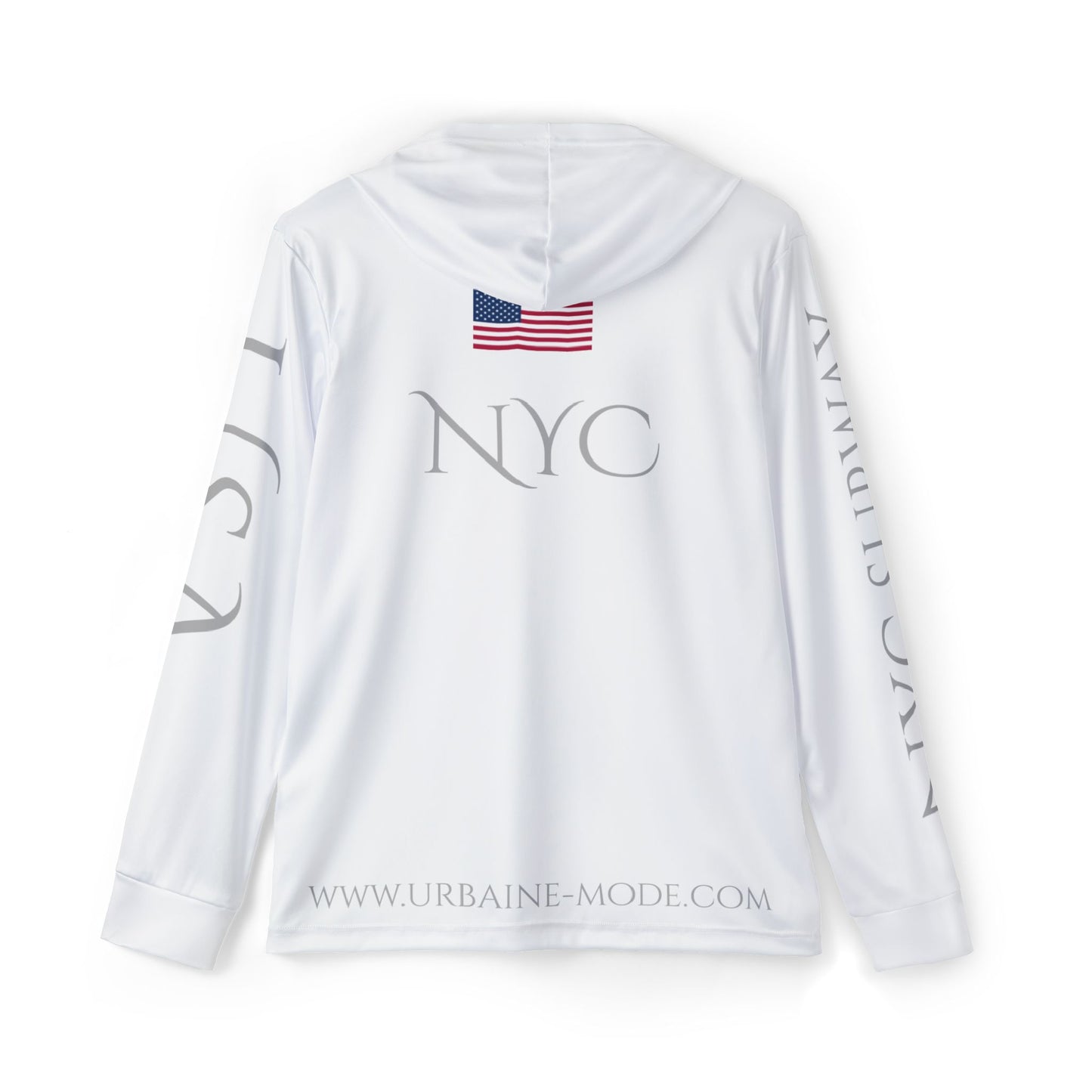 Metro Map - NYC - USA - Men's Sports Warmup Hoodie (AOP)