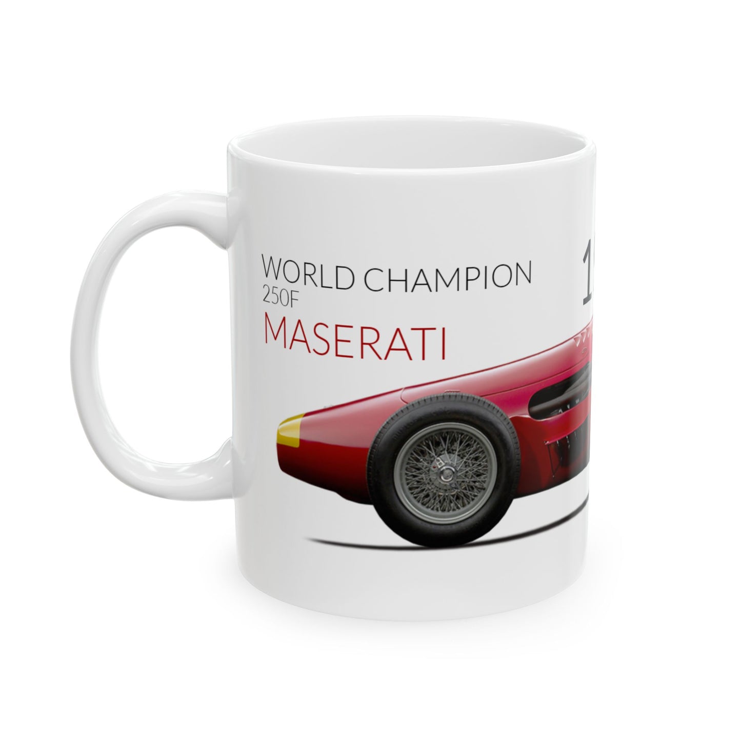 F1 GP Legends 1957 Fangio Maserati Ceramic Mug, (11oz, 15oz)