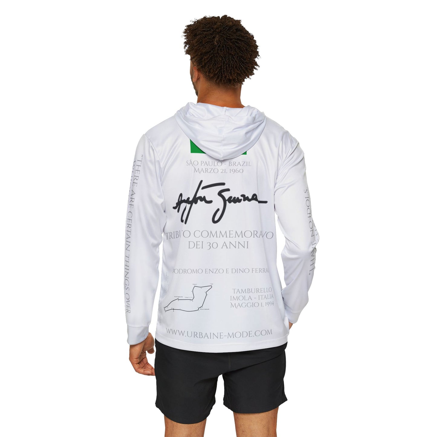 Ayrton Senna - 30 year Tribute - Men's Sports Warmup Hoodie (AOP)