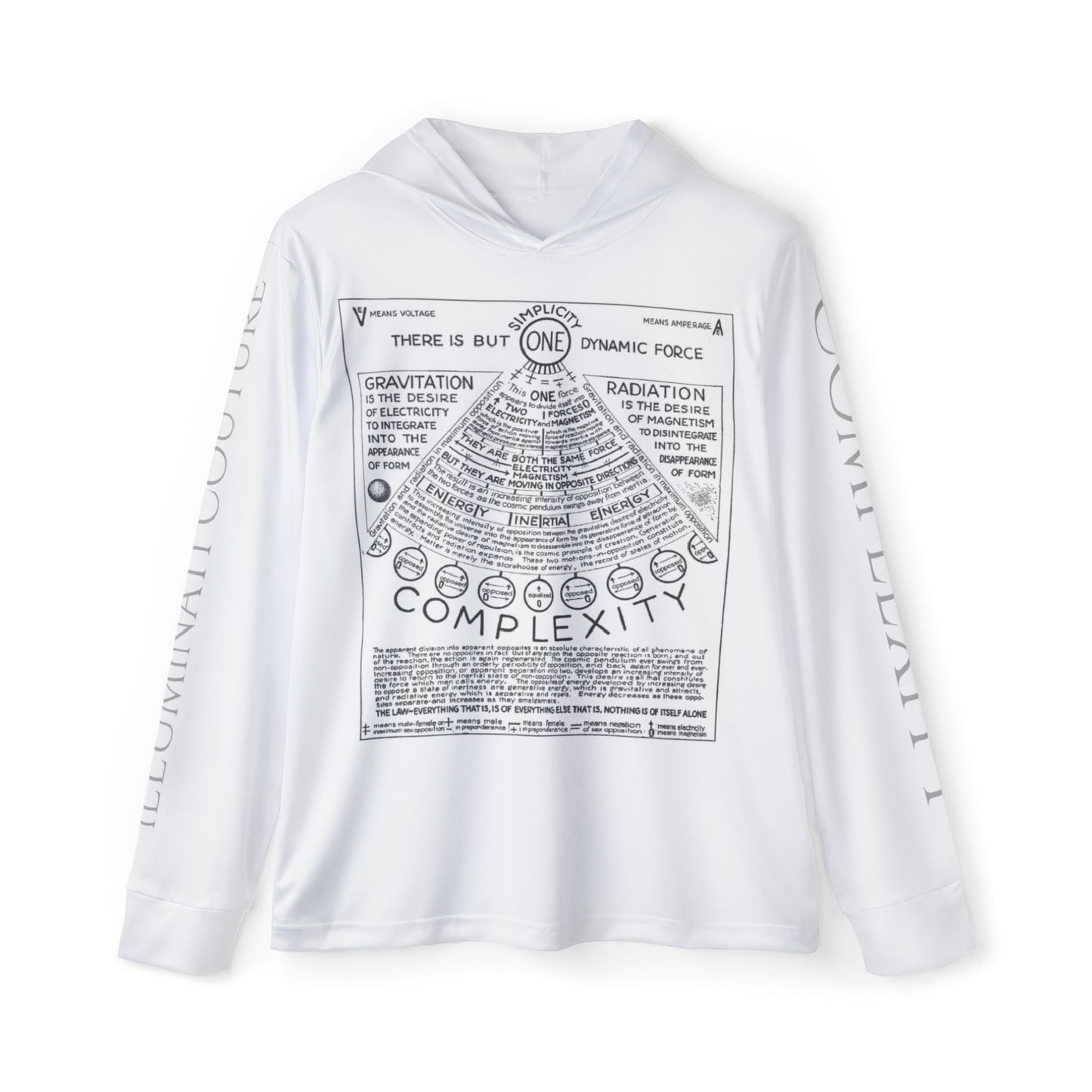 Iluminati - Complexity - Men's Sports Warmup Hoodie  (AOP)