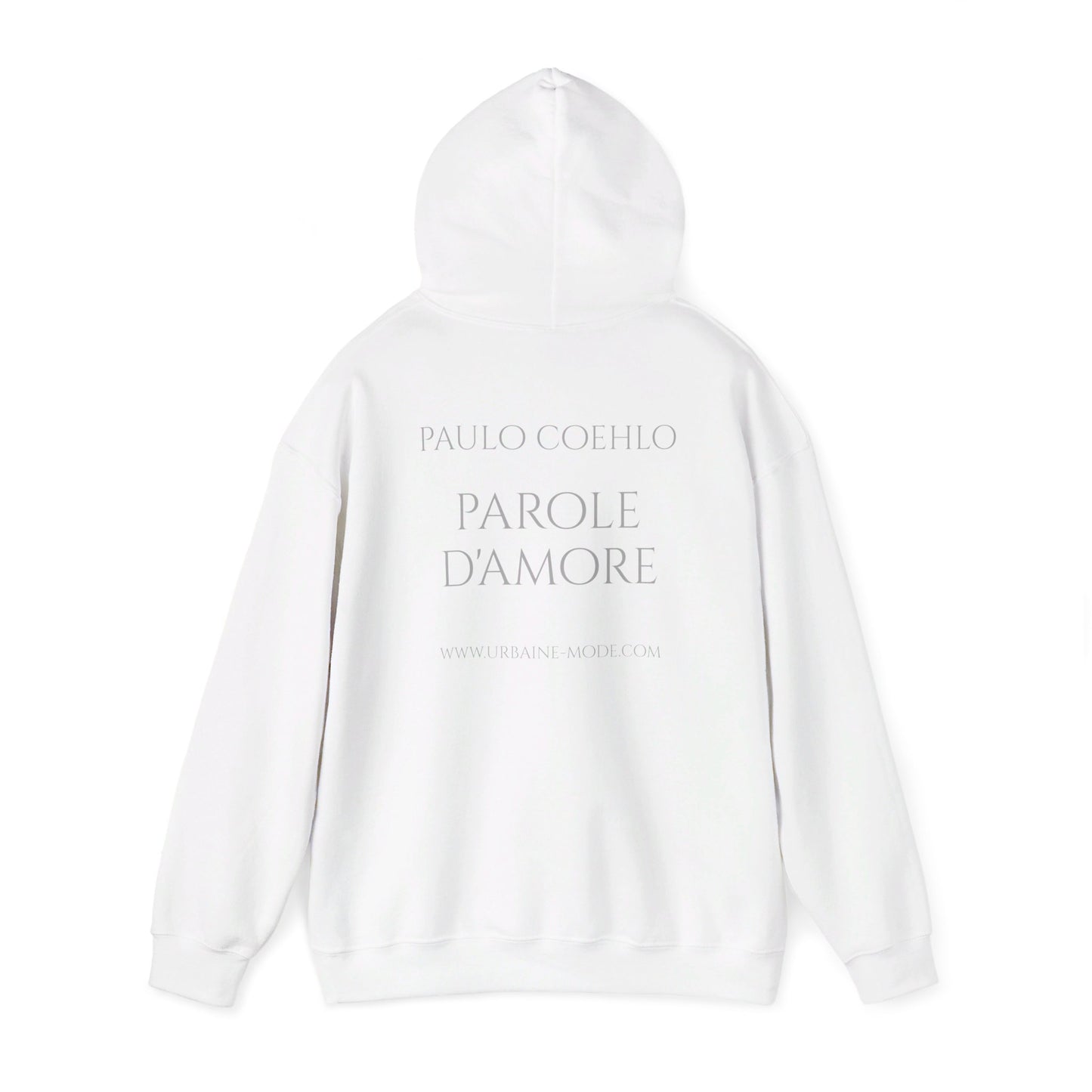 Paulo Coehlo - Hooded Sweatshirt - Eu te amo porque todo o universo conspirou pra que eu chagasse até você - Unisex Heavy Blend™