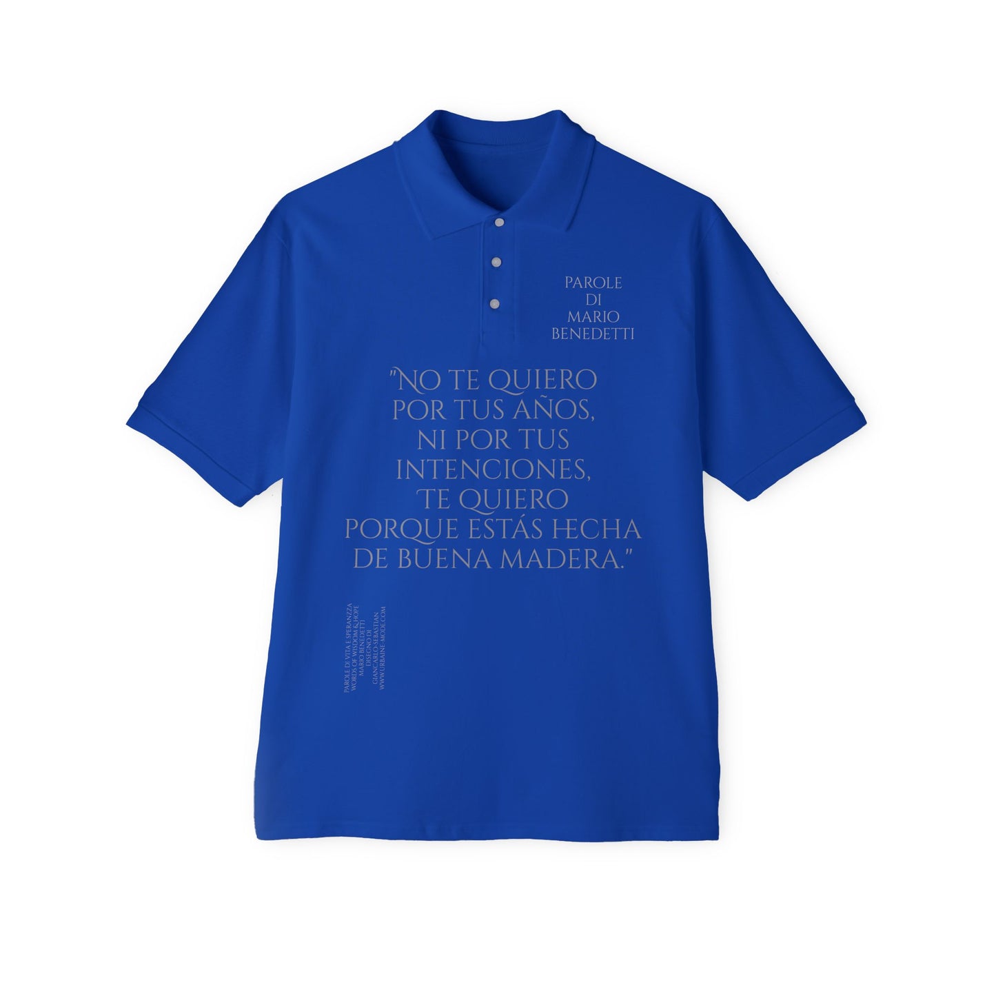 Benedetti - Estas hecho de buena madera - Men's Piqué Polo