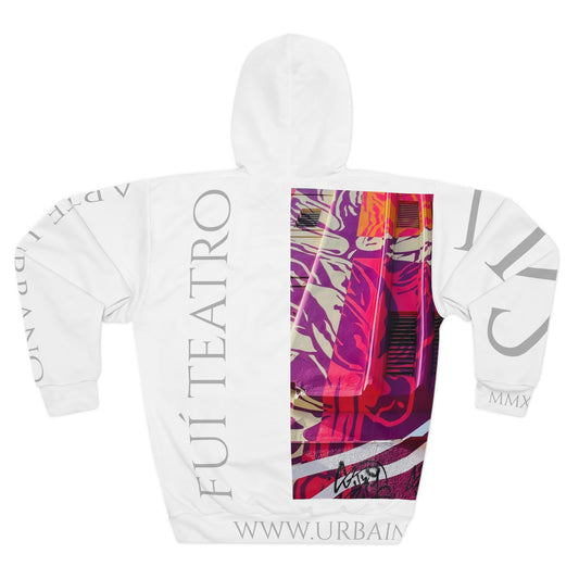 Street Art - Fui teatro - Color - Unisex Pullover Hoodie (AOP)