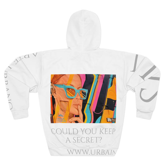 Street Art - Could you keep a Secret ? - Color - Unisex Pullover Hoodie (AOP)