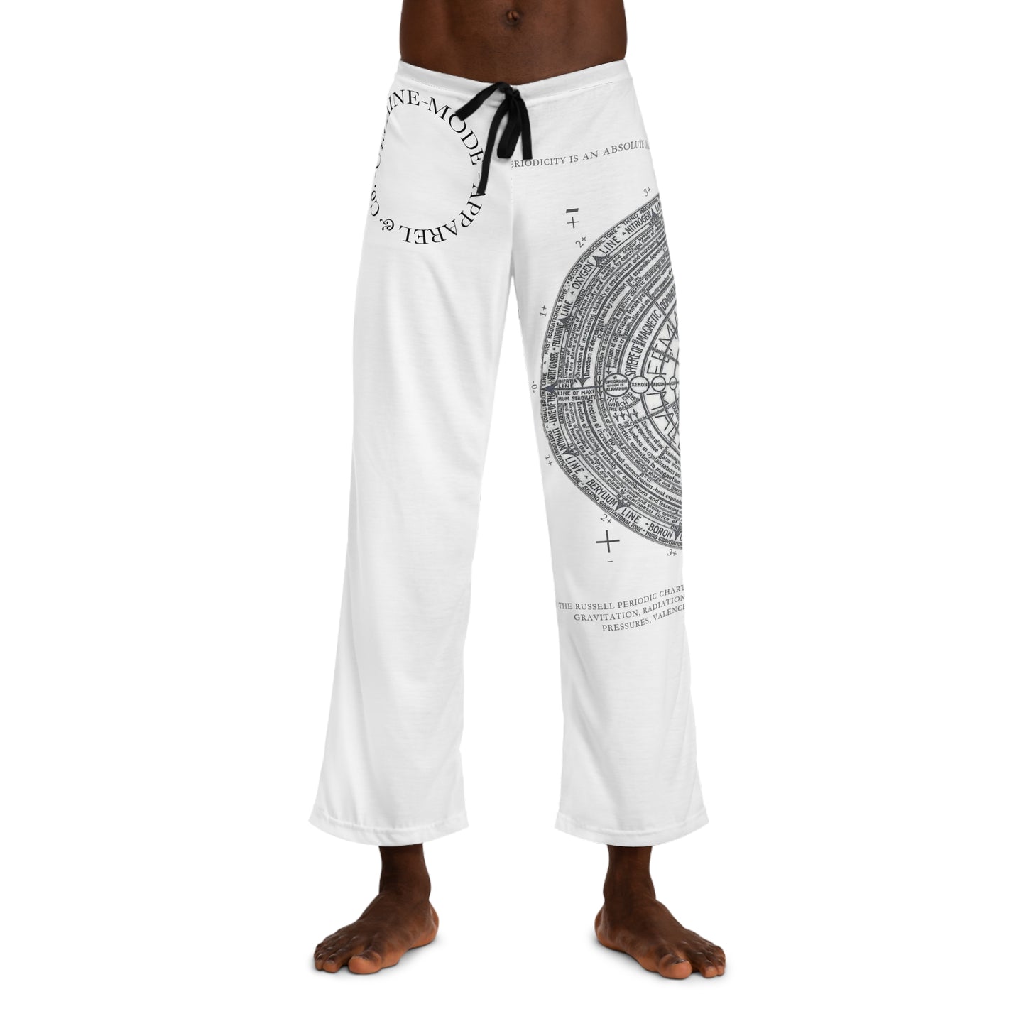 Periodic Chart - Men's Pajama Pants (AOP)