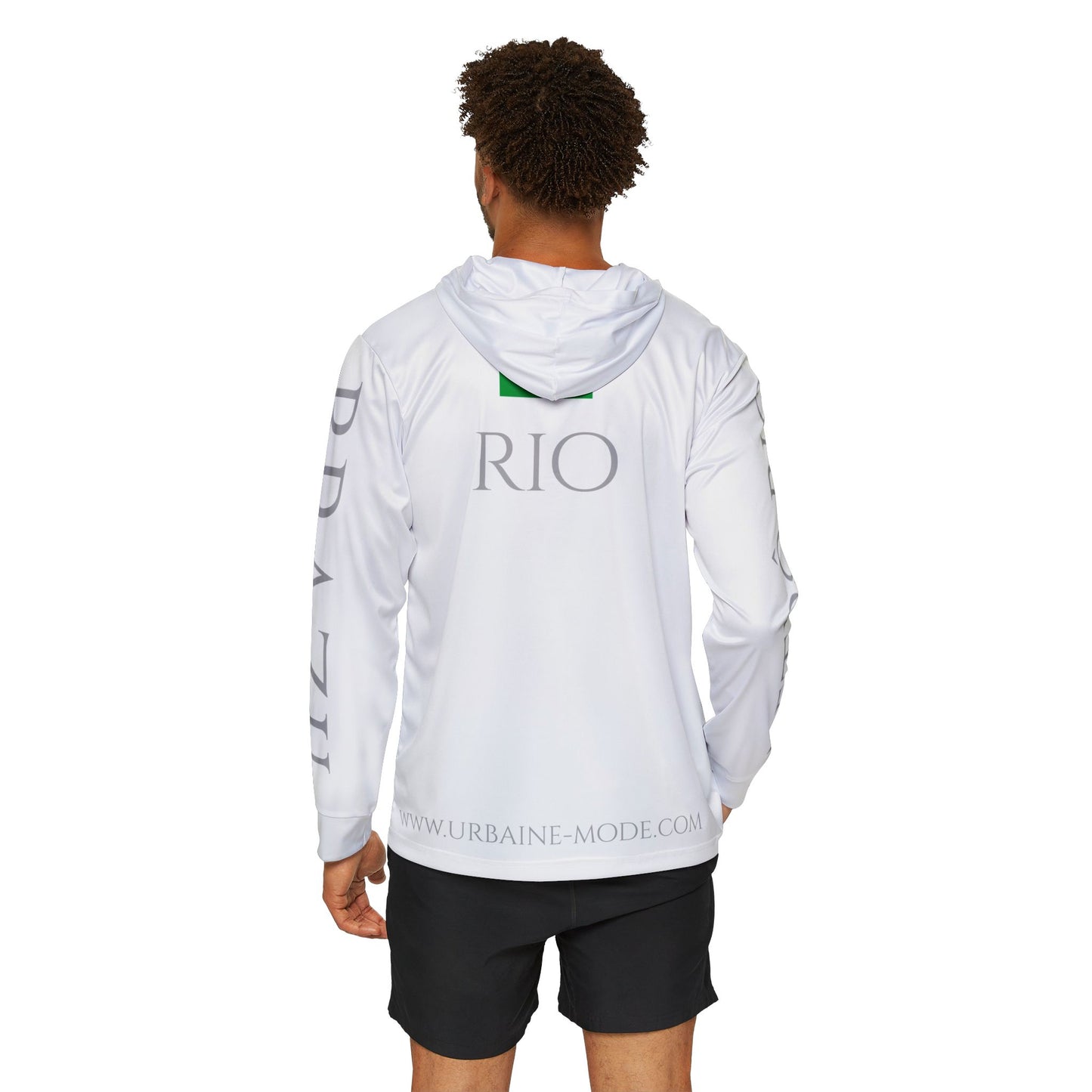 Metro Map- Rio - Brazil - Men's Sports Warmup Hoodie (AOP)