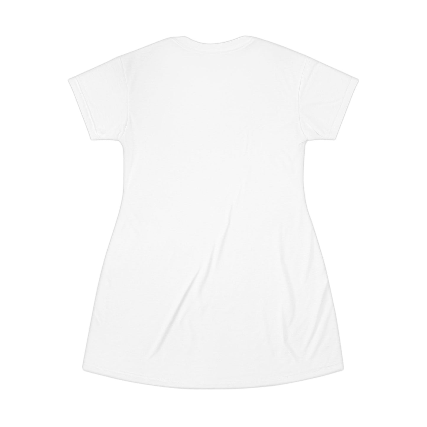 Spanish Phrase T-Shirt Dress — "¿Probabilidad de que te diga que sí? 50/50"