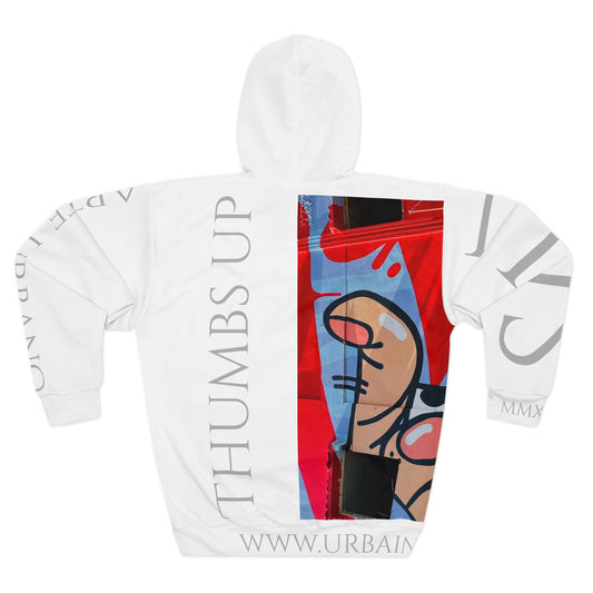 Street Art - Thumbs up - Color - Unisex Pullover Hoodie (AOP)