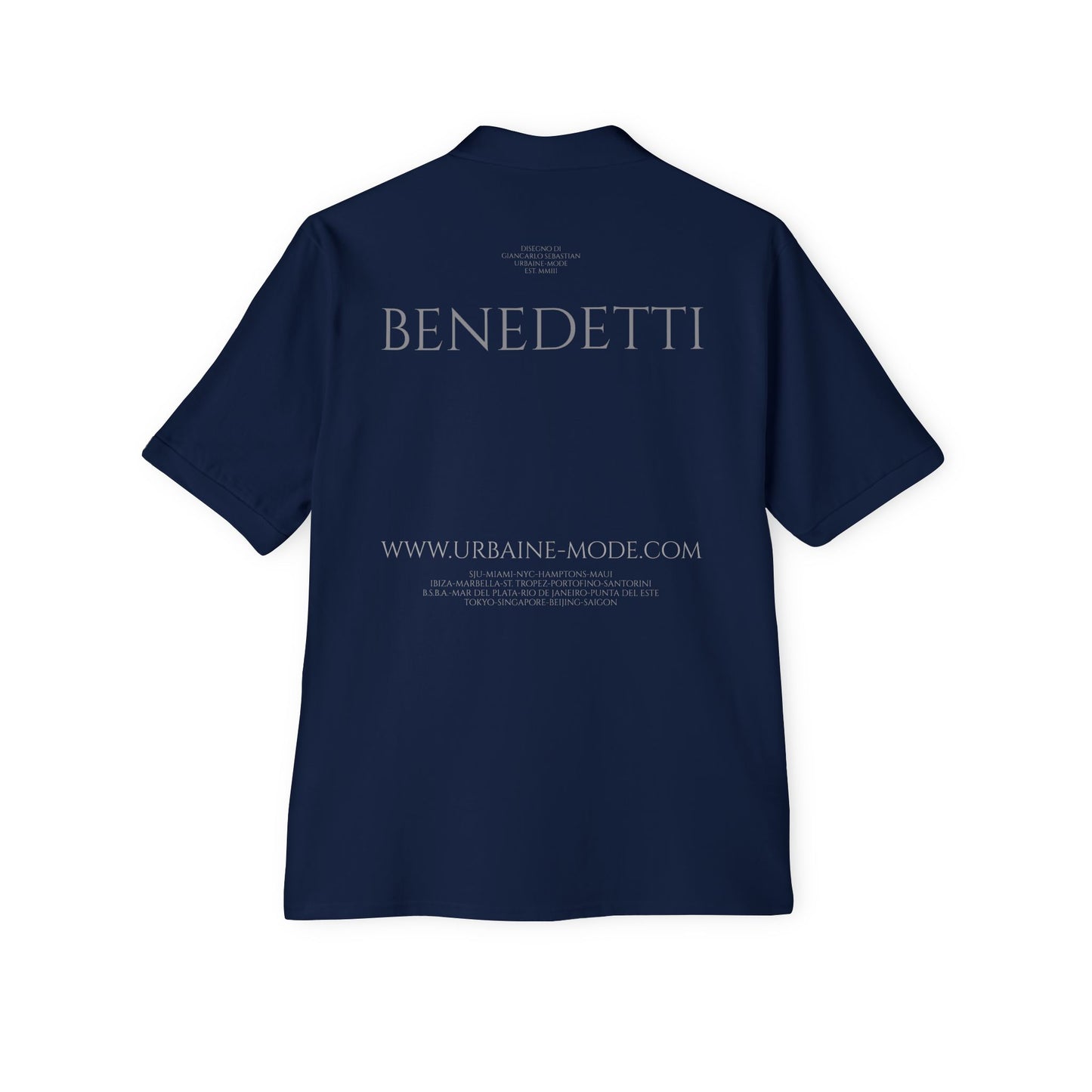 Benedetti - Estas hecho de buena madera - Men's Piqué Polo