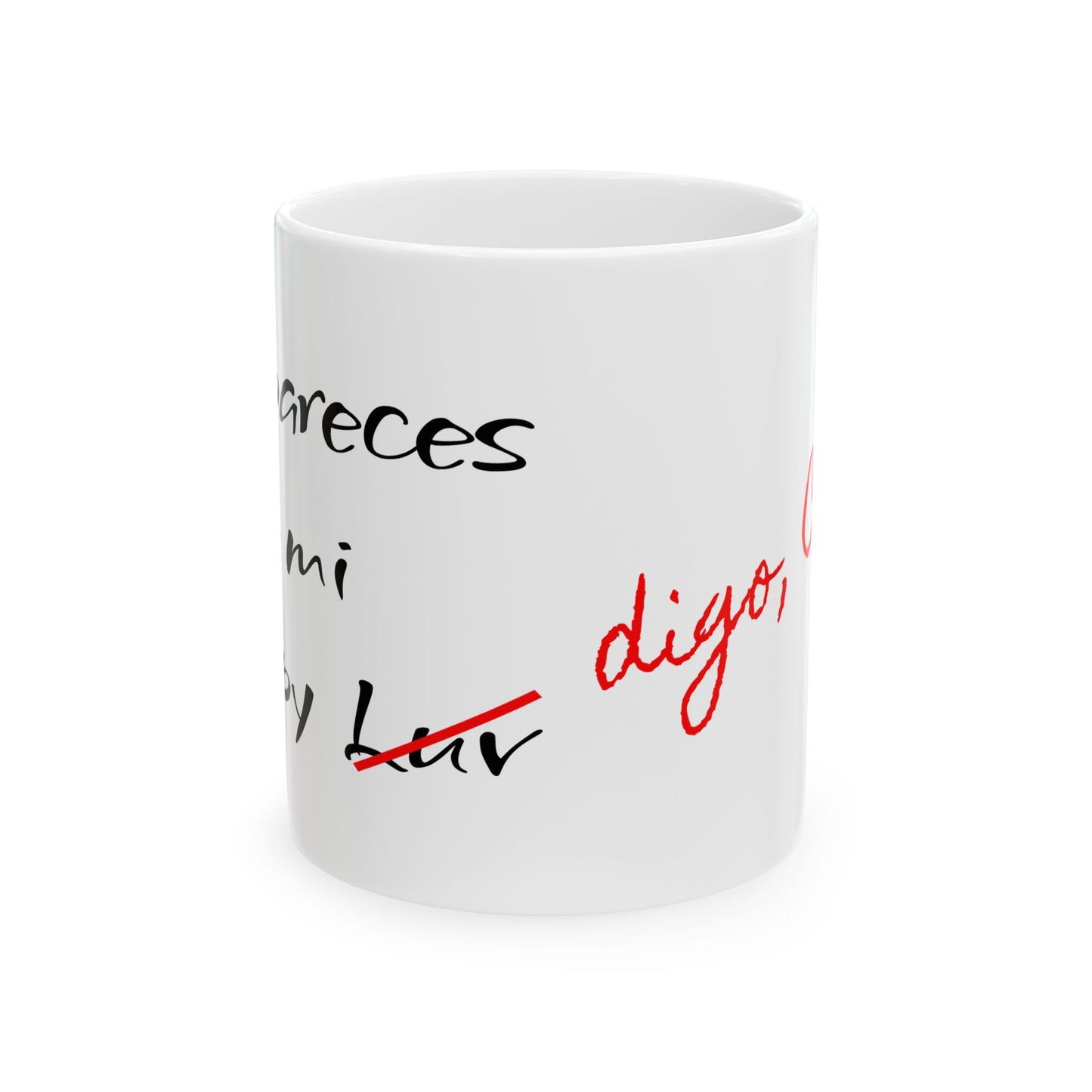 Ceramic Mug — "A Mi Puppy Luv" Minimalist Spanish Dog Lover Coffee Cup (11oz, 15oz)