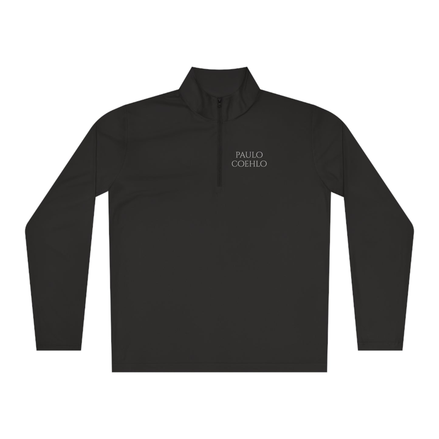 Paulo Coehlo - Unisex Quarter-Zip Pullover - Eu te amo porque todo o universo conspirou pra que eu chegasse até você