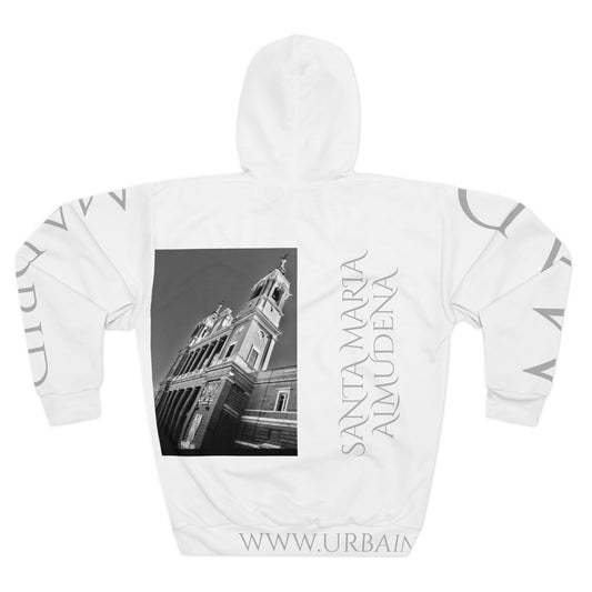 Arquitecture - MAD - Spain - Santa Maria Almudena Madrid - B&W - Unisex Pullover Hoodie (AOP)