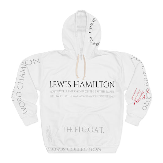 Lewis Hamilton 8 time world champion - yes, 8 time, remeber Masi steal in Abu Dahbi - Unisex Pullover Hoodie (AOP)