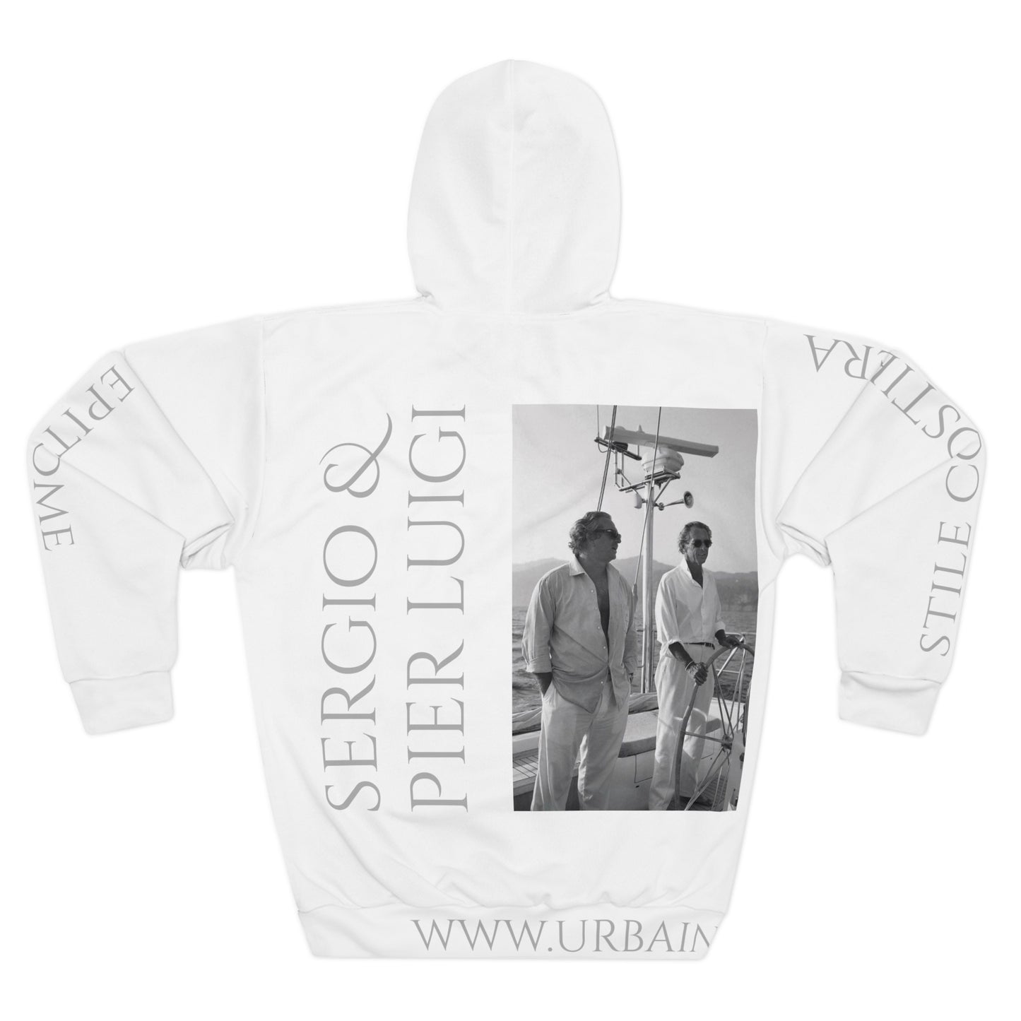 Legends - LP Fratelli - B&W - Unisex Pullover Hoodie (AOP)